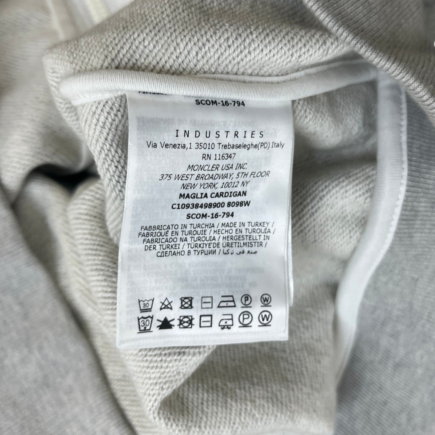 Women's Maglia Hoodie Grey Size M