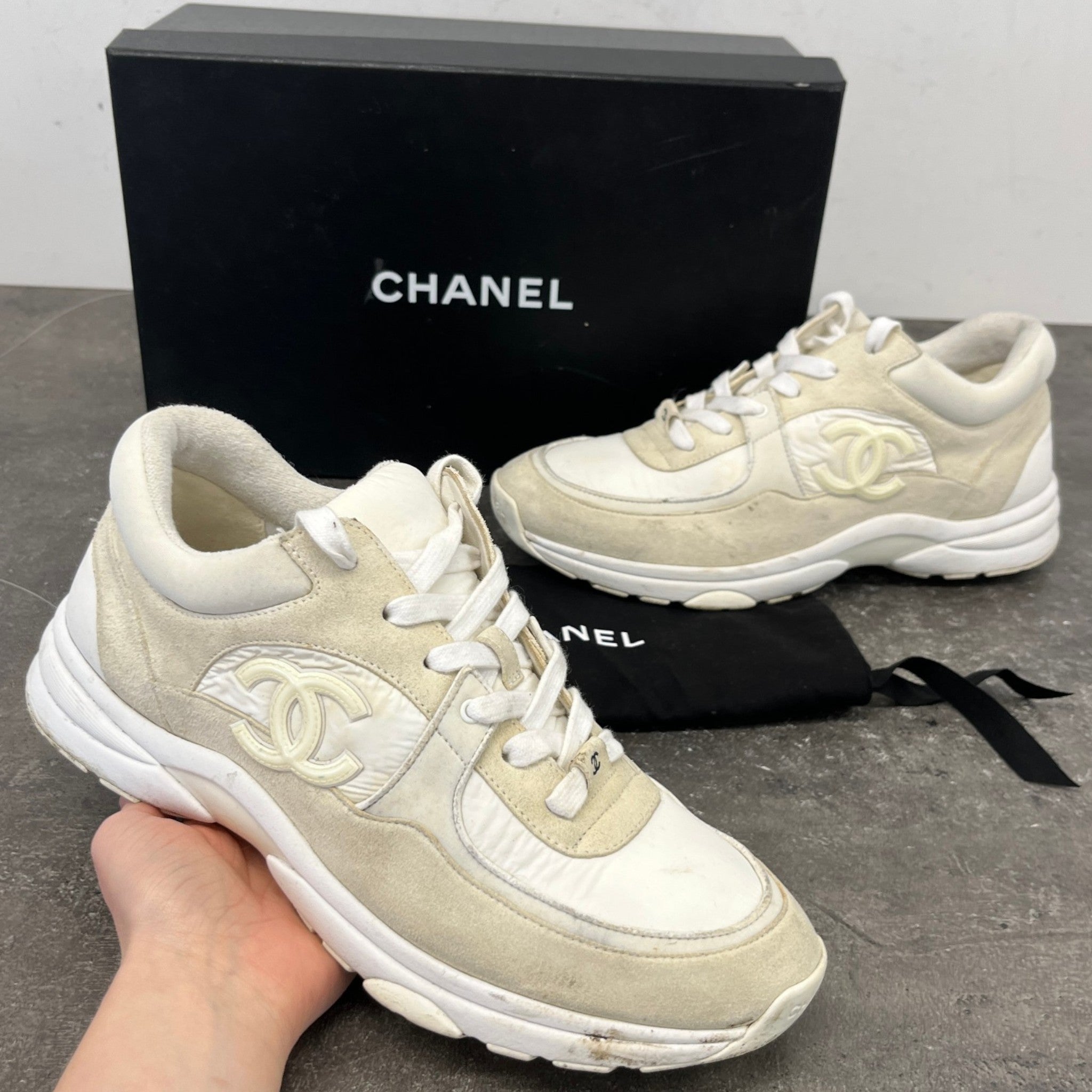 Men's Cc Runners Low Trainers White Size EU 42 / UK 8