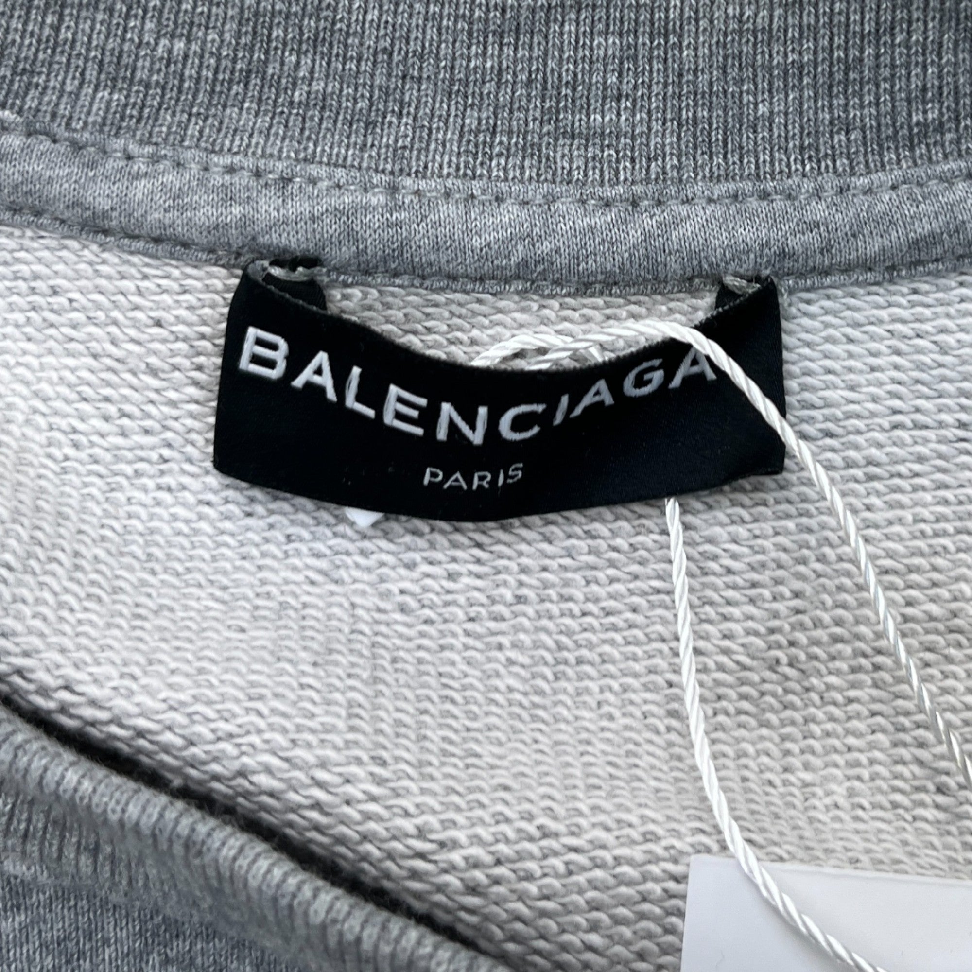 Men's Logo Crew Jumper Grey Size S