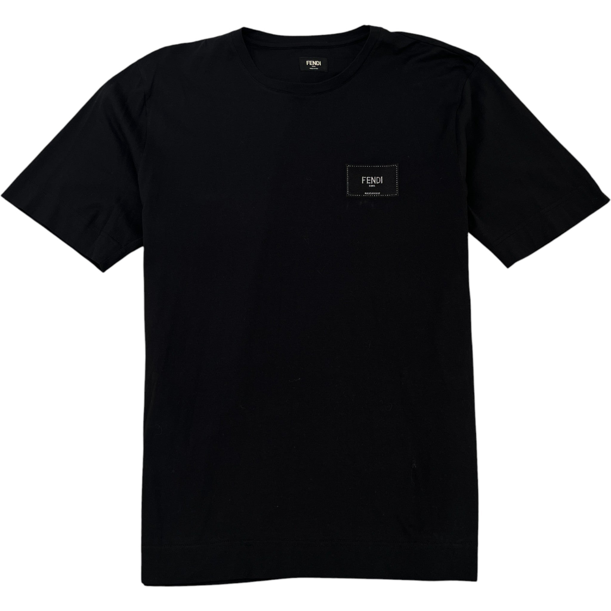 Men's Logo-Applique T-Shirt Black Size L
