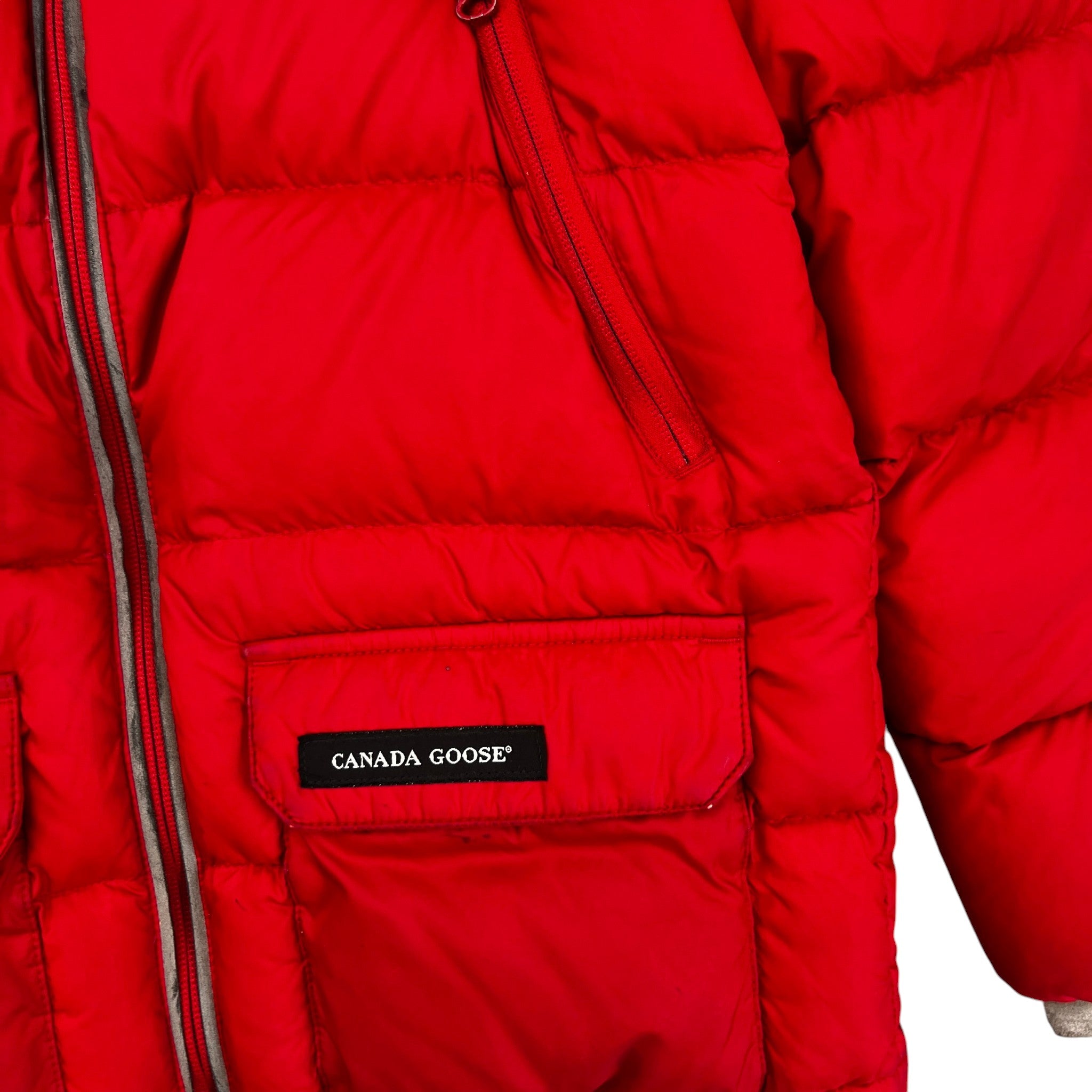 Men's Youth Oliver Junior Down Jacket Red Size Age 14-16