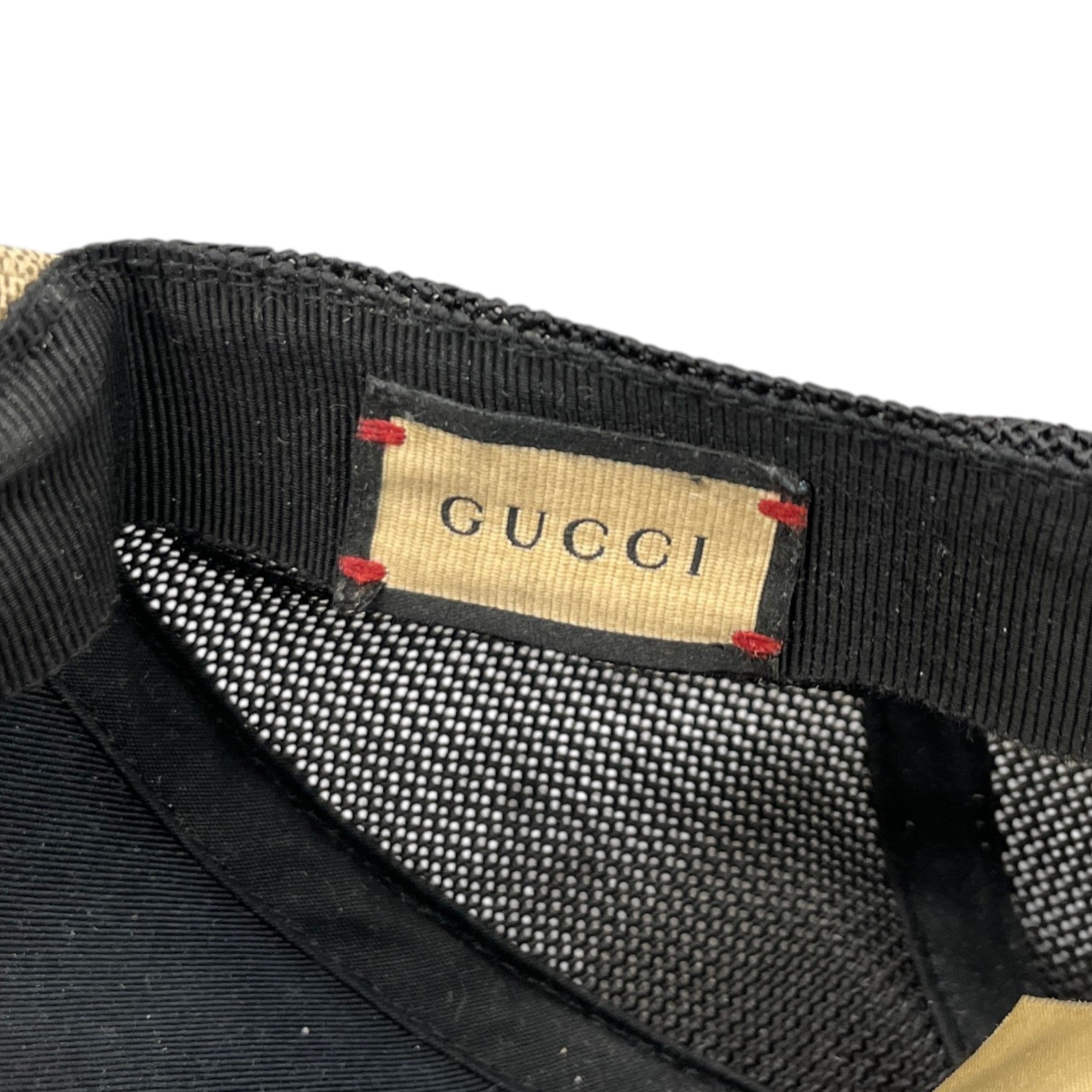 Men's Gg Supreme Tiger Cap Beige Size M