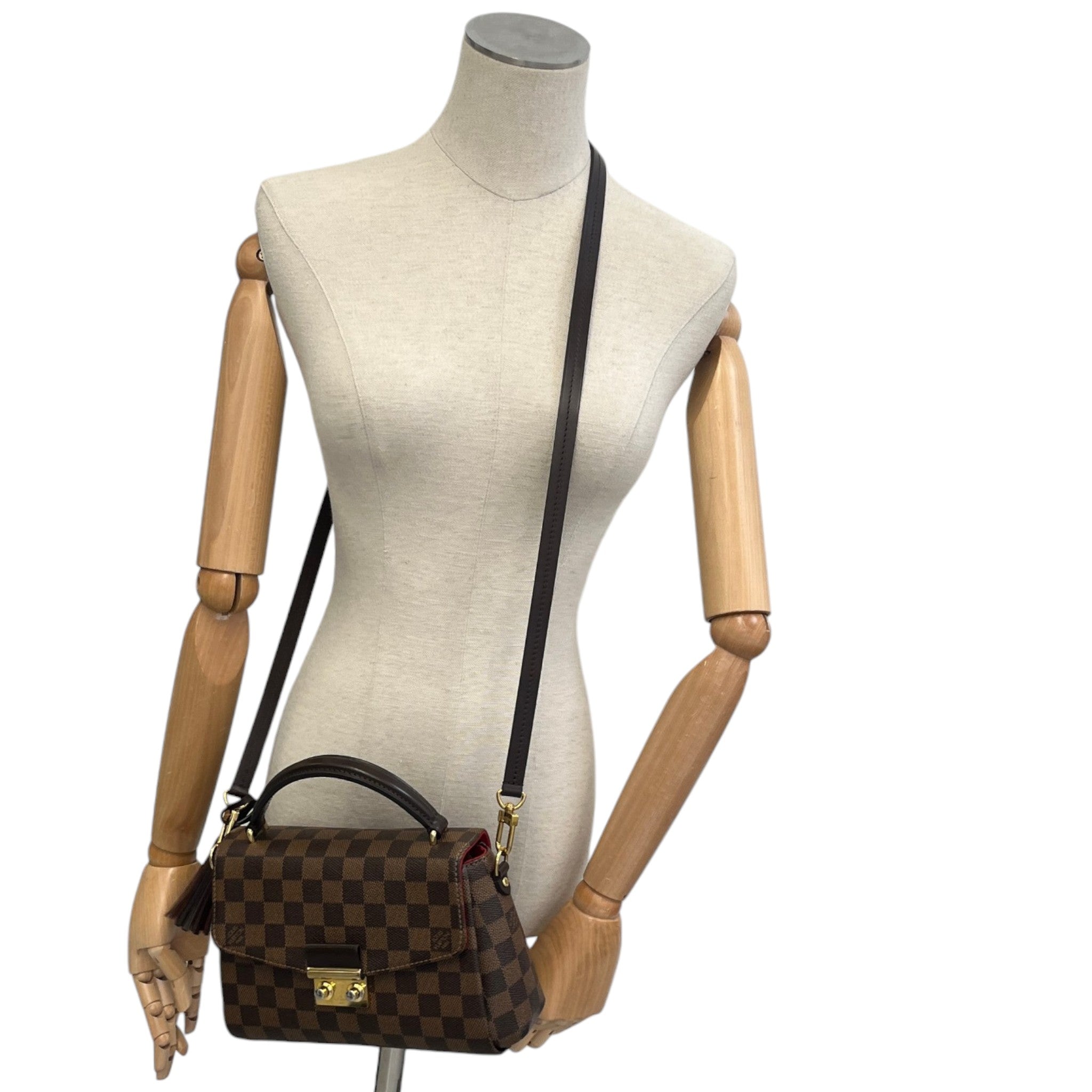 Women's Damier Edene Croisette Bag Brown