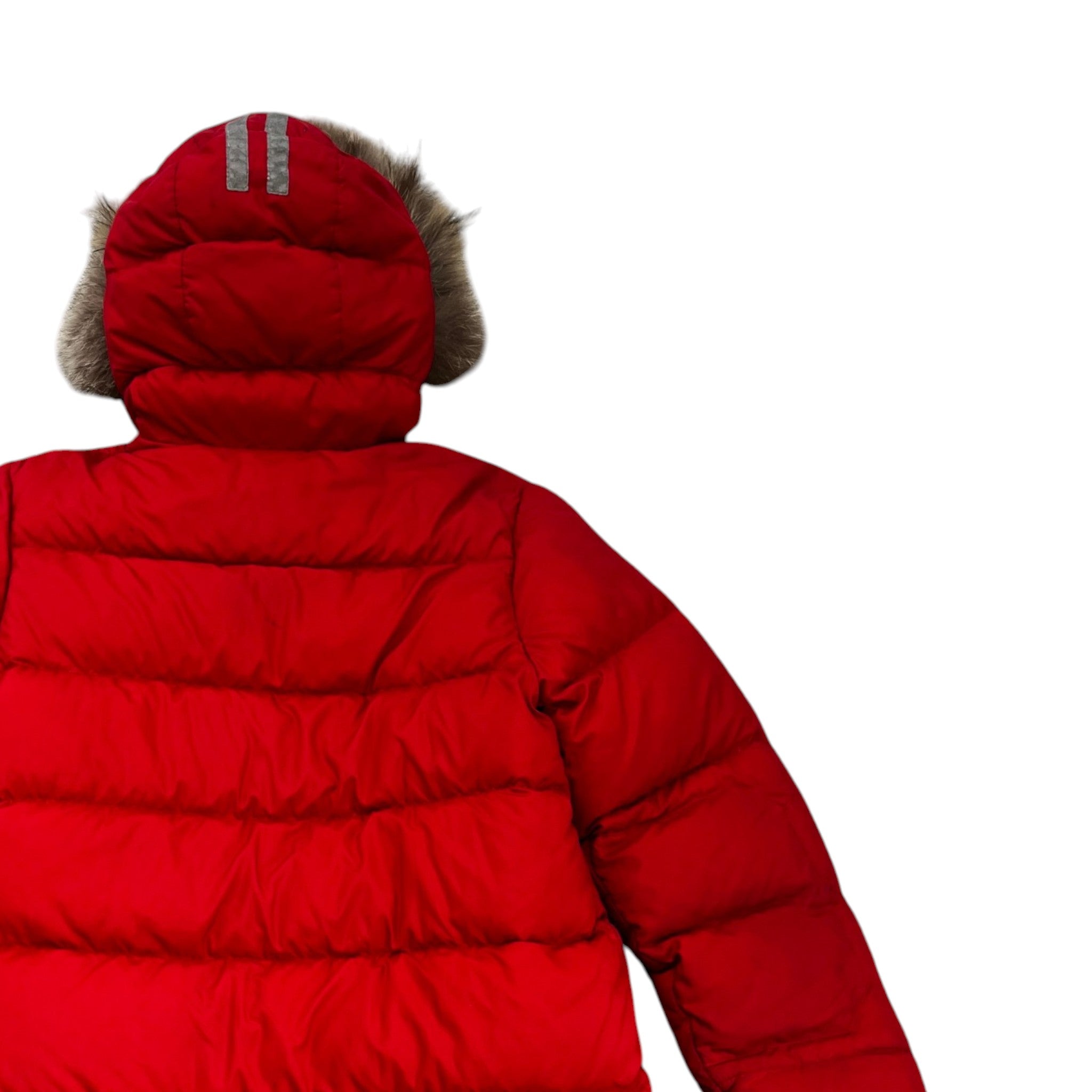 Men's Youth Oliver Junior Down Jacket Red Size Age 14-16