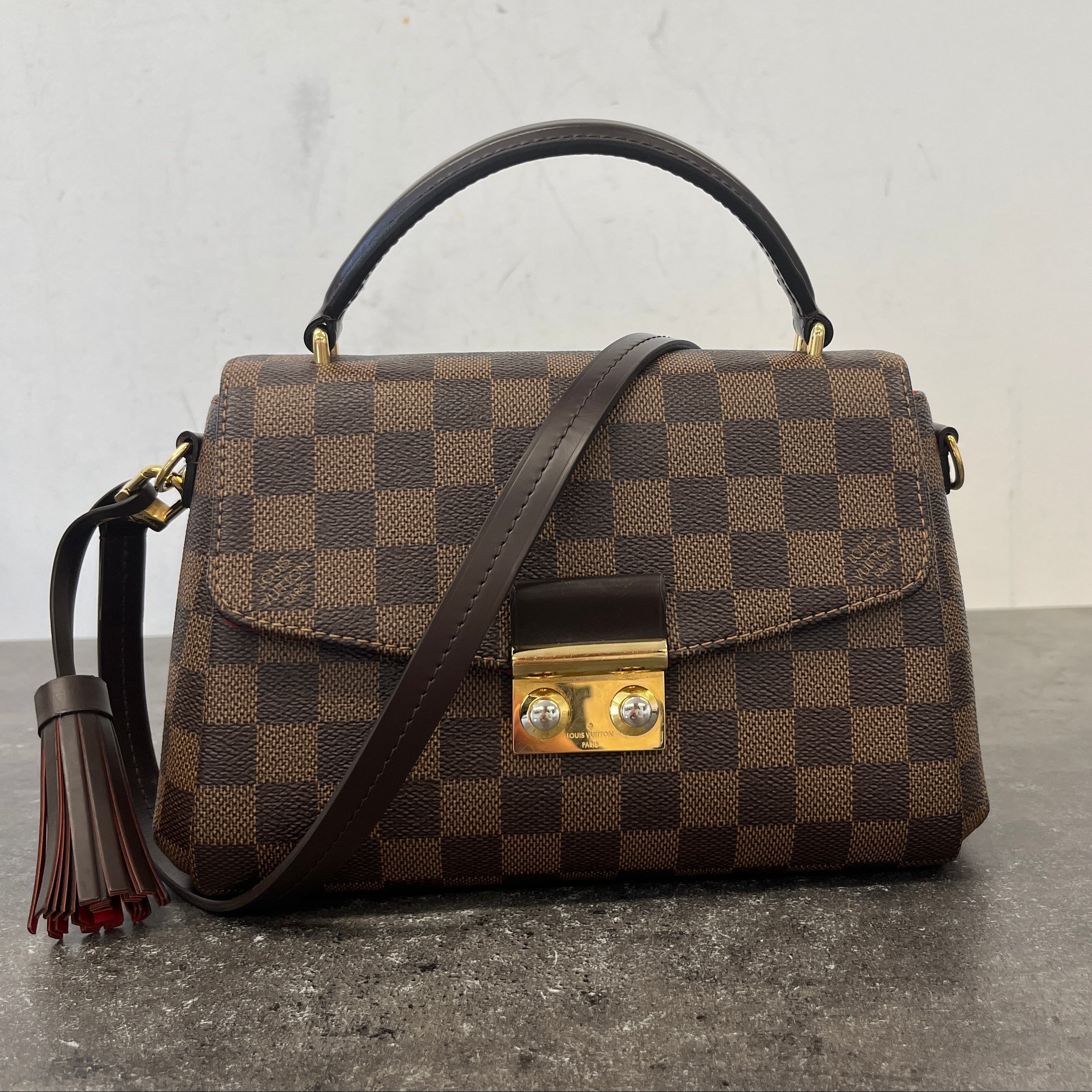 Women's Damier Edene Croisette Bag Brown
