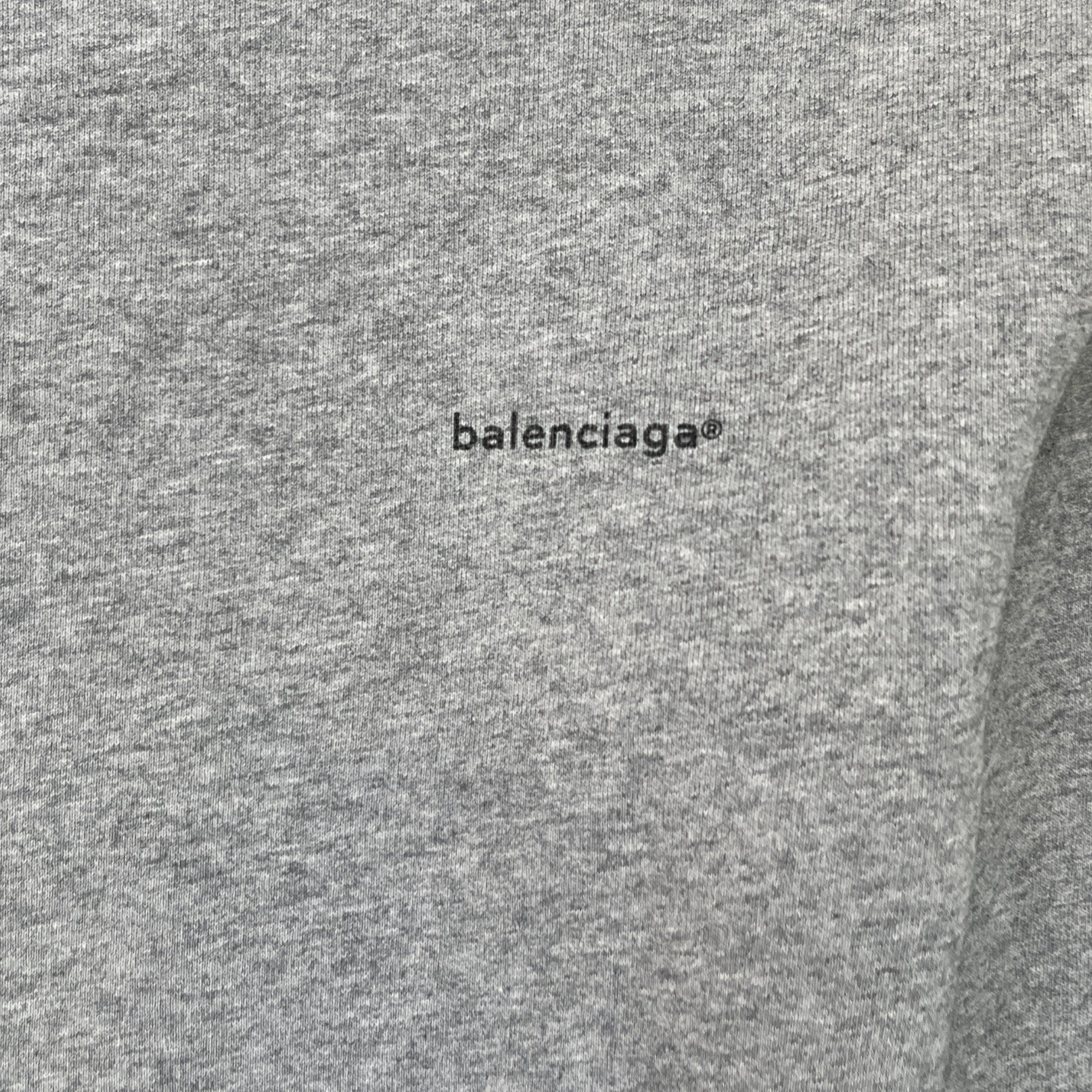 Men's Logo Crew Jumper Grey Size S