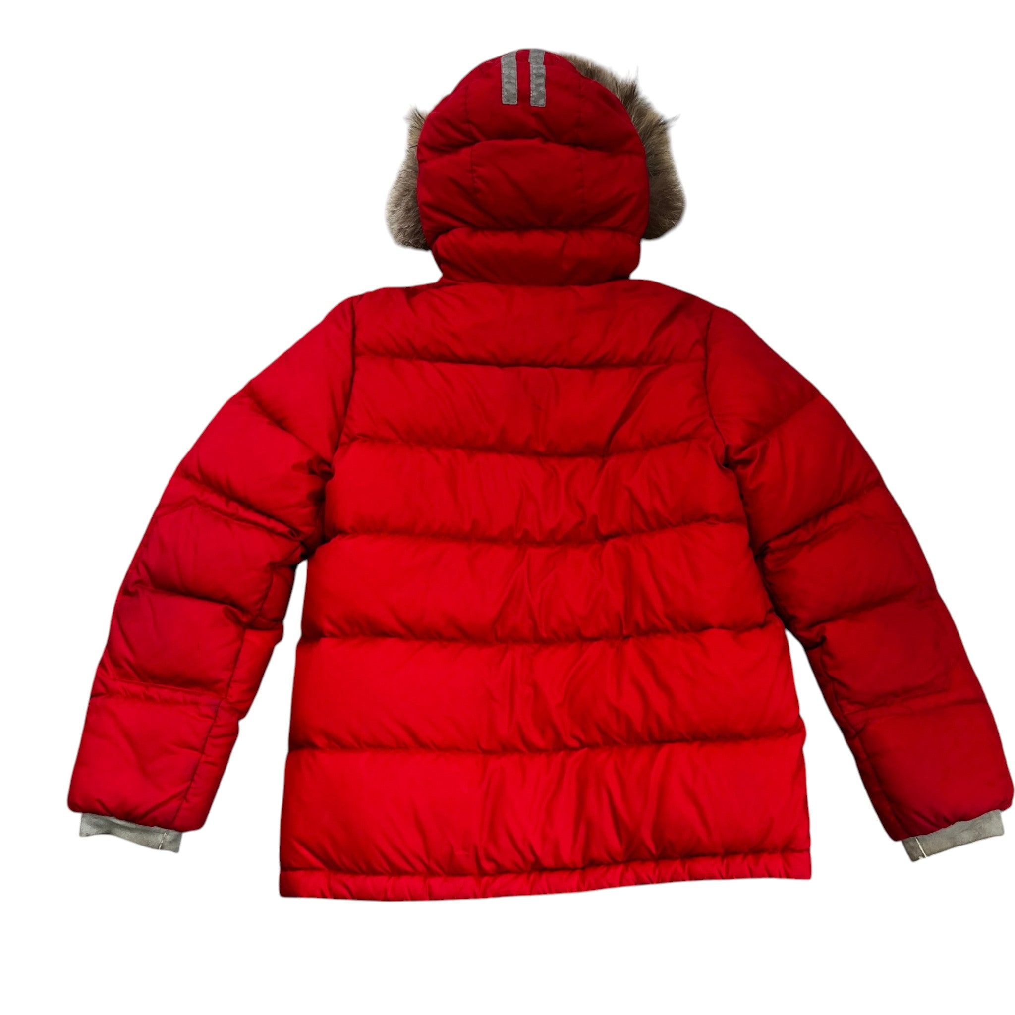Men's Youth Oliver Junior Down Jacket Red Size Age 14-16