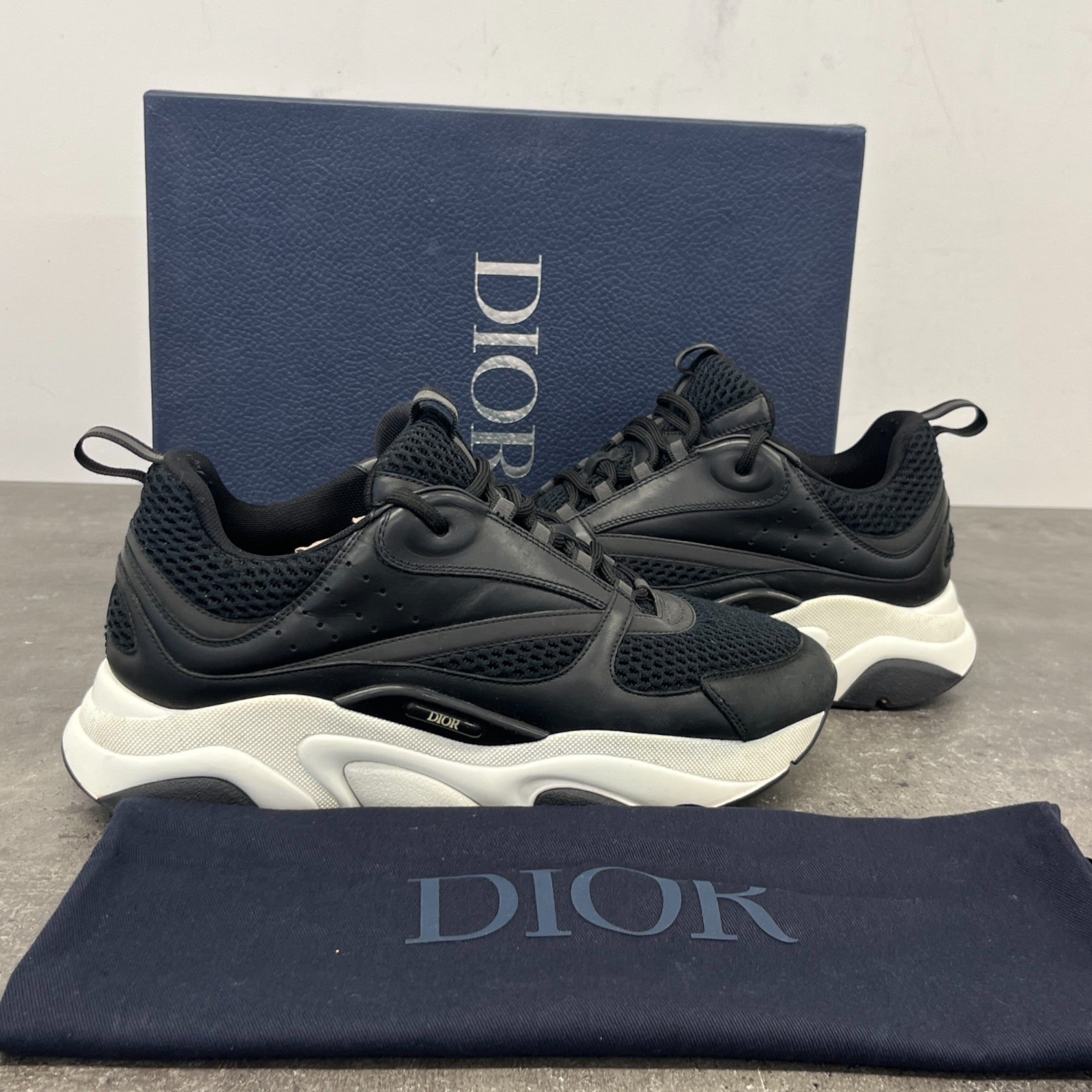 Men's B22 Low Trainers Black Size EU 42 / UK 8