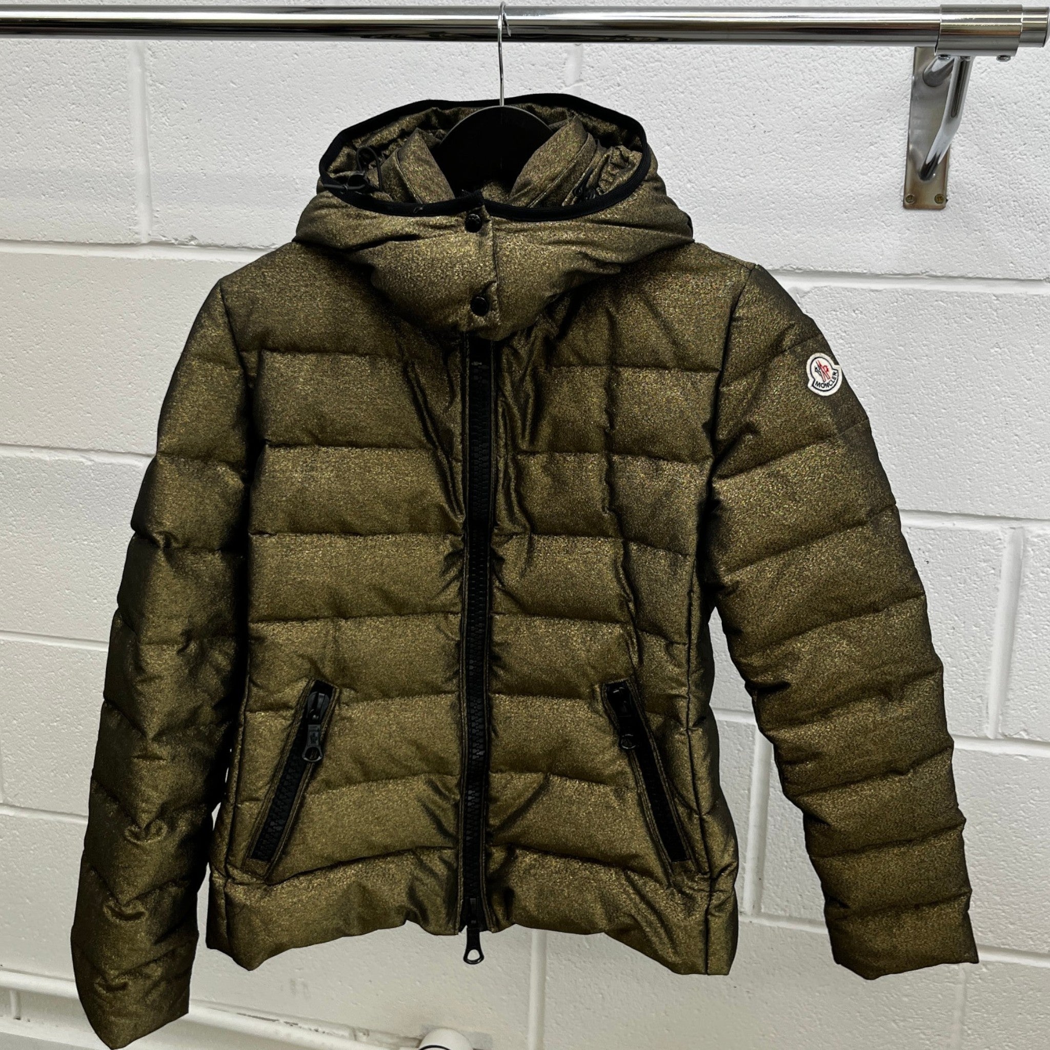Women's Zorille Down Jacket Gold Size 2 / UK 12