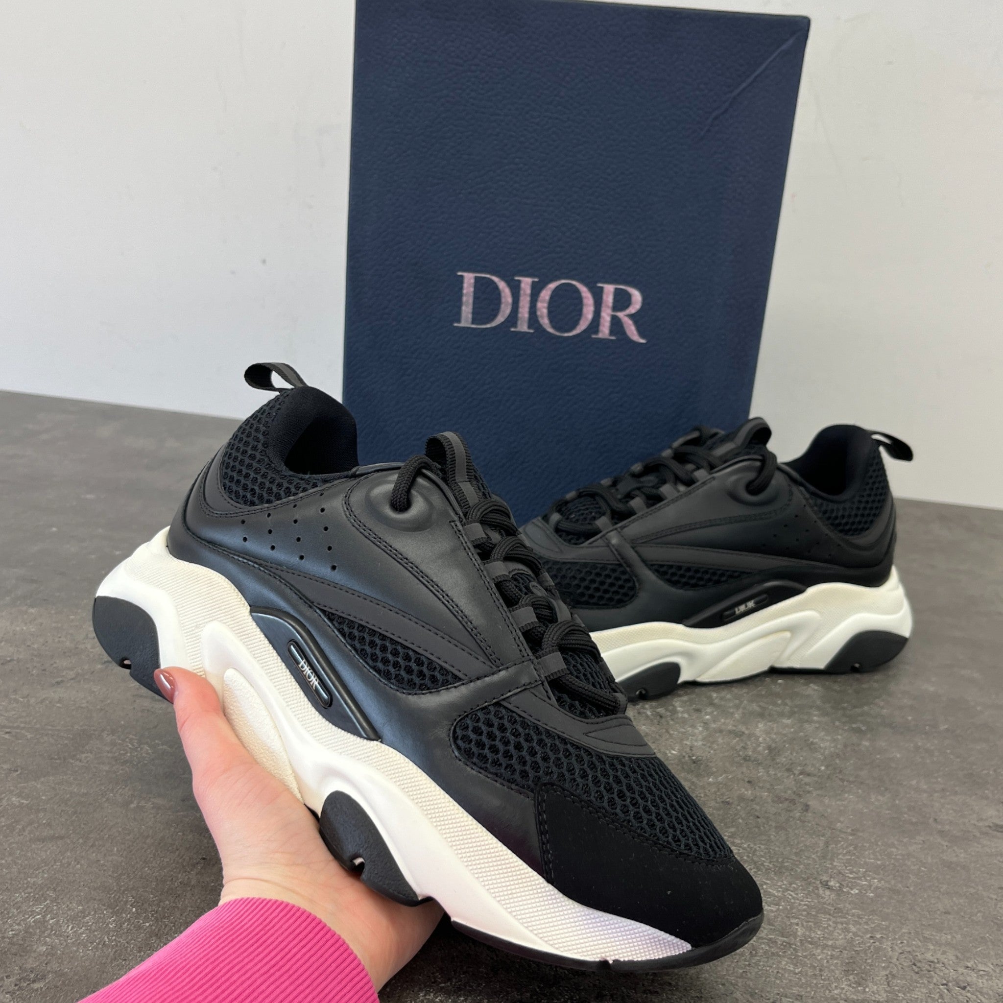 Men's B22 Low Trainers Black Size EU 42 / UK 8