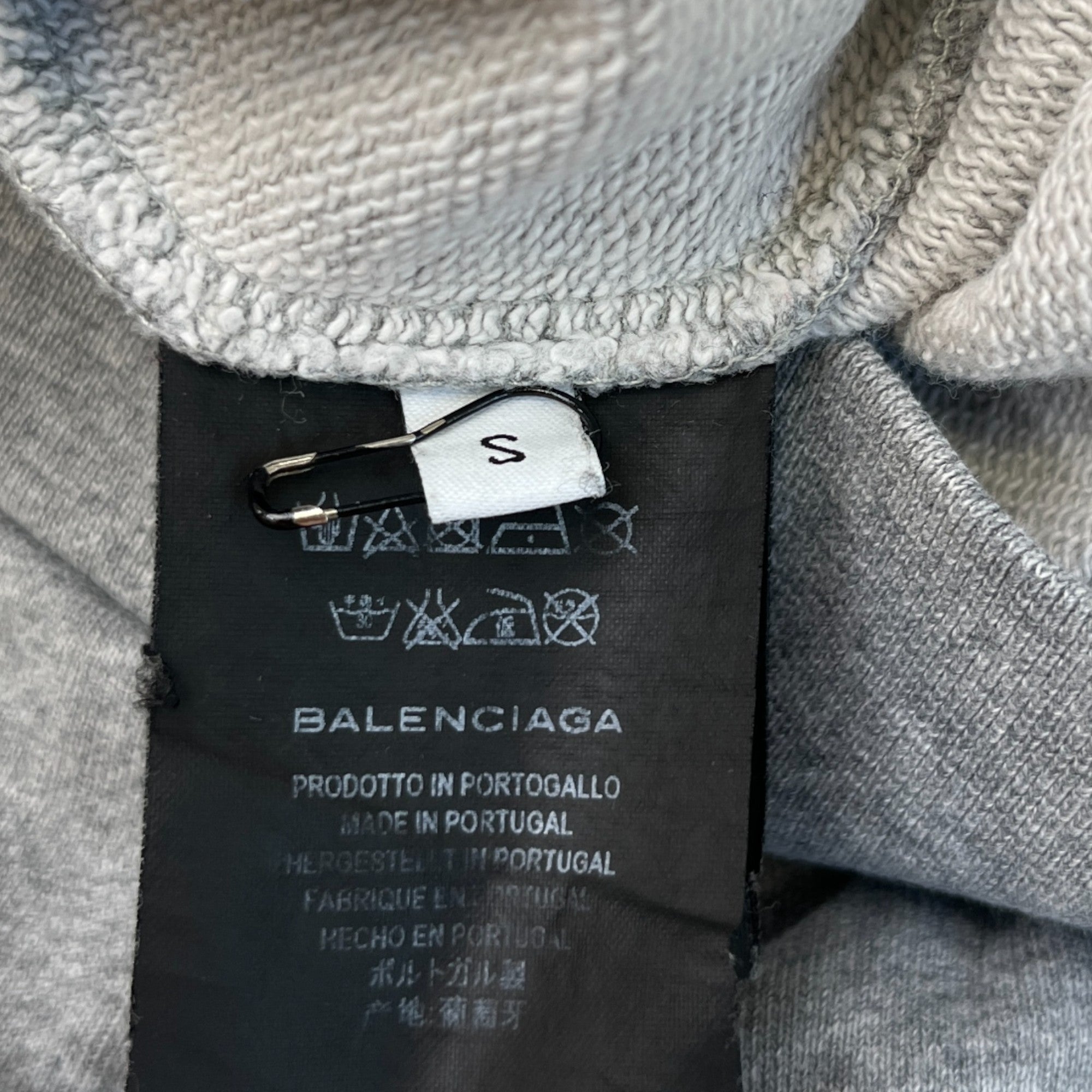 Men's Logo Crew Jumper Grey Size S