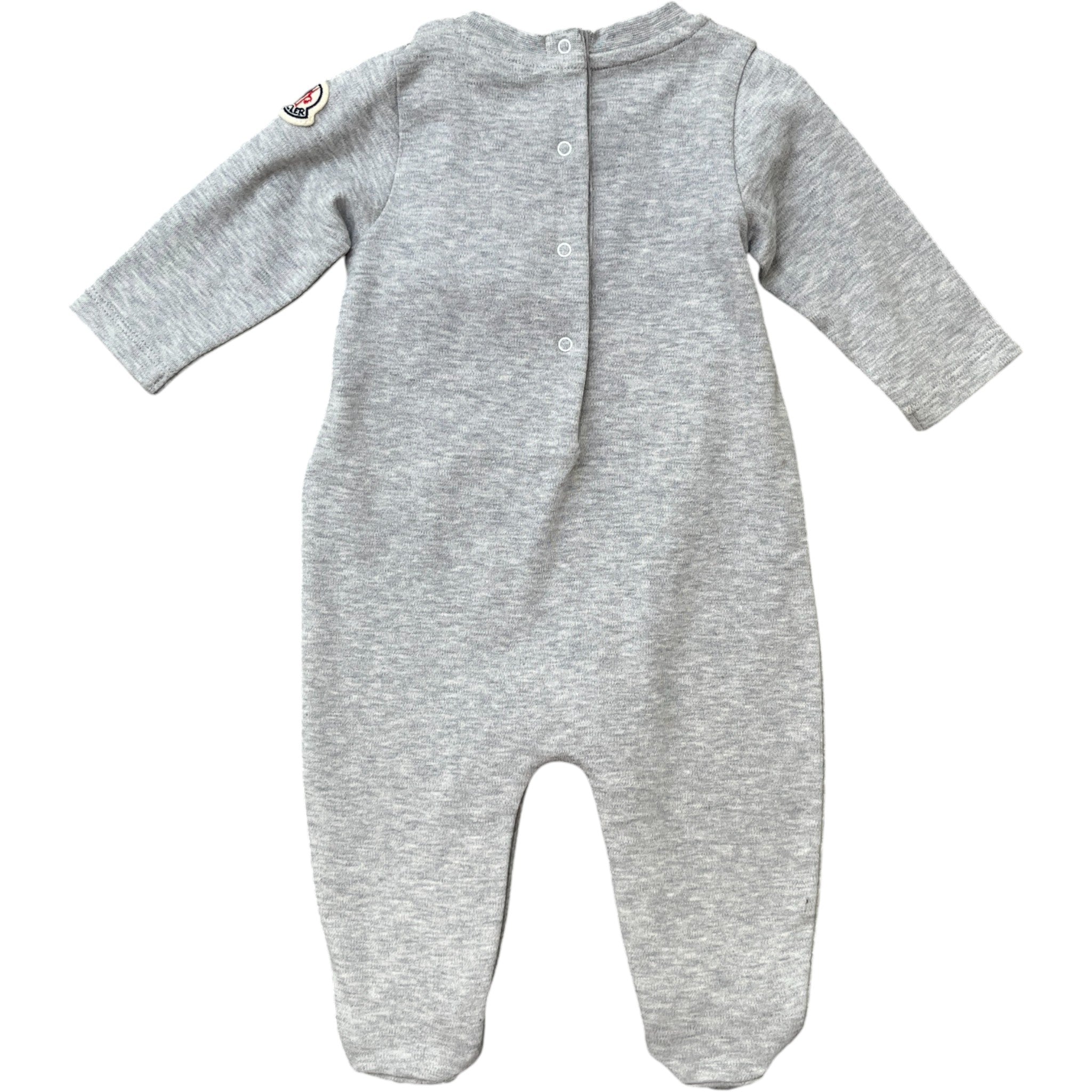 Men's Logo Print Baby 1-3 Months Top Grey Size XXS