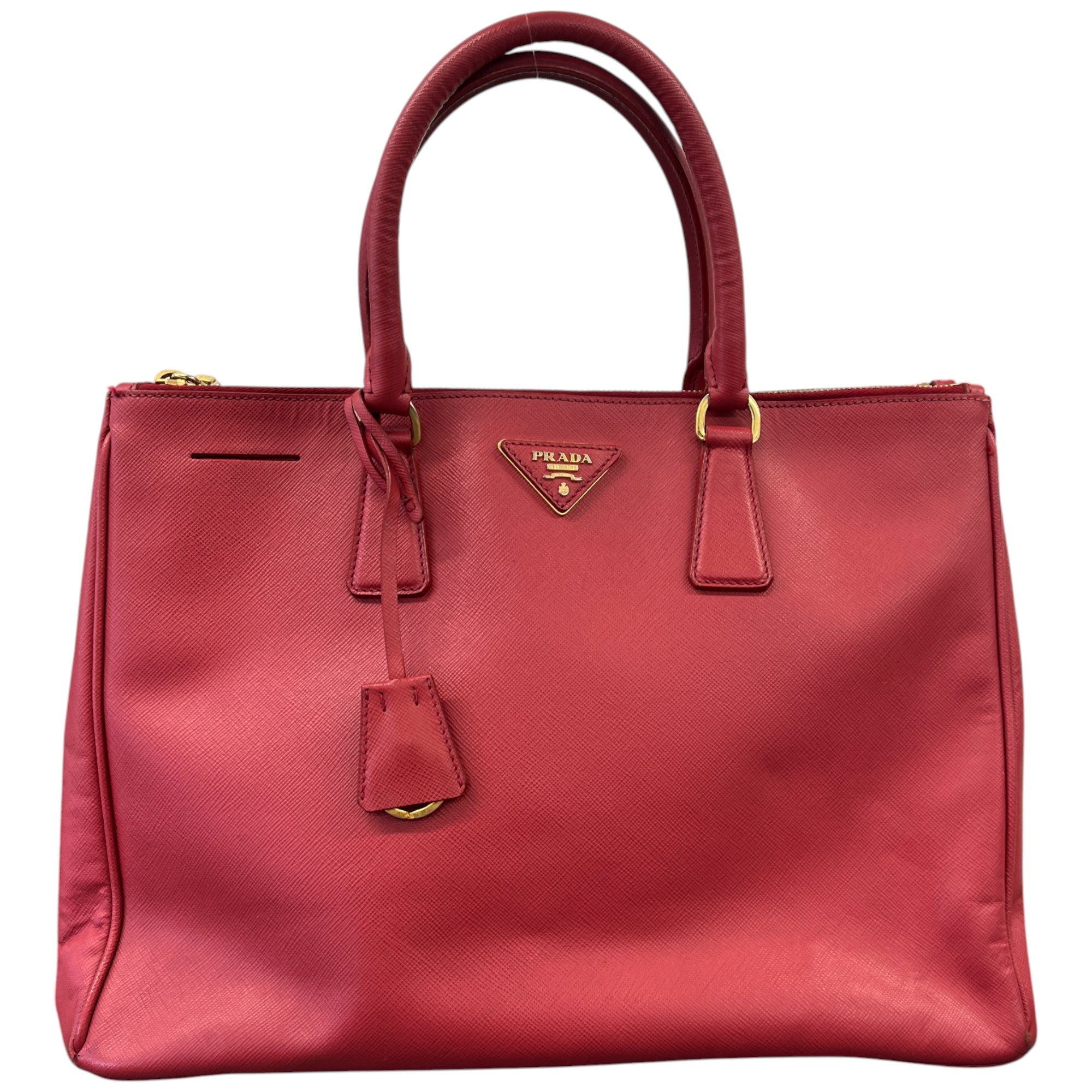 Women's Large Saffiano Lux Handbag Red