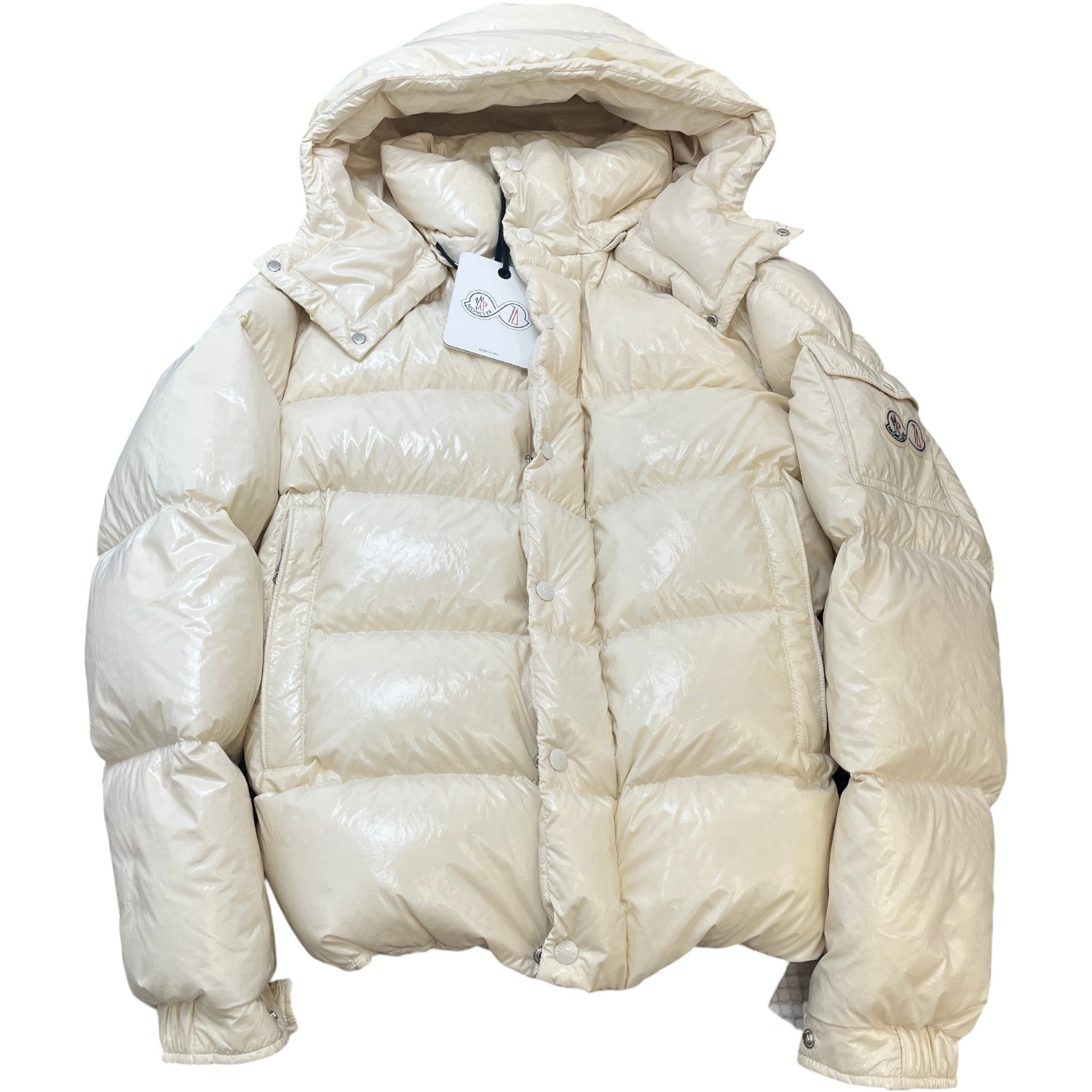 Men's Maya Down Jacket Cream Size 3 / L