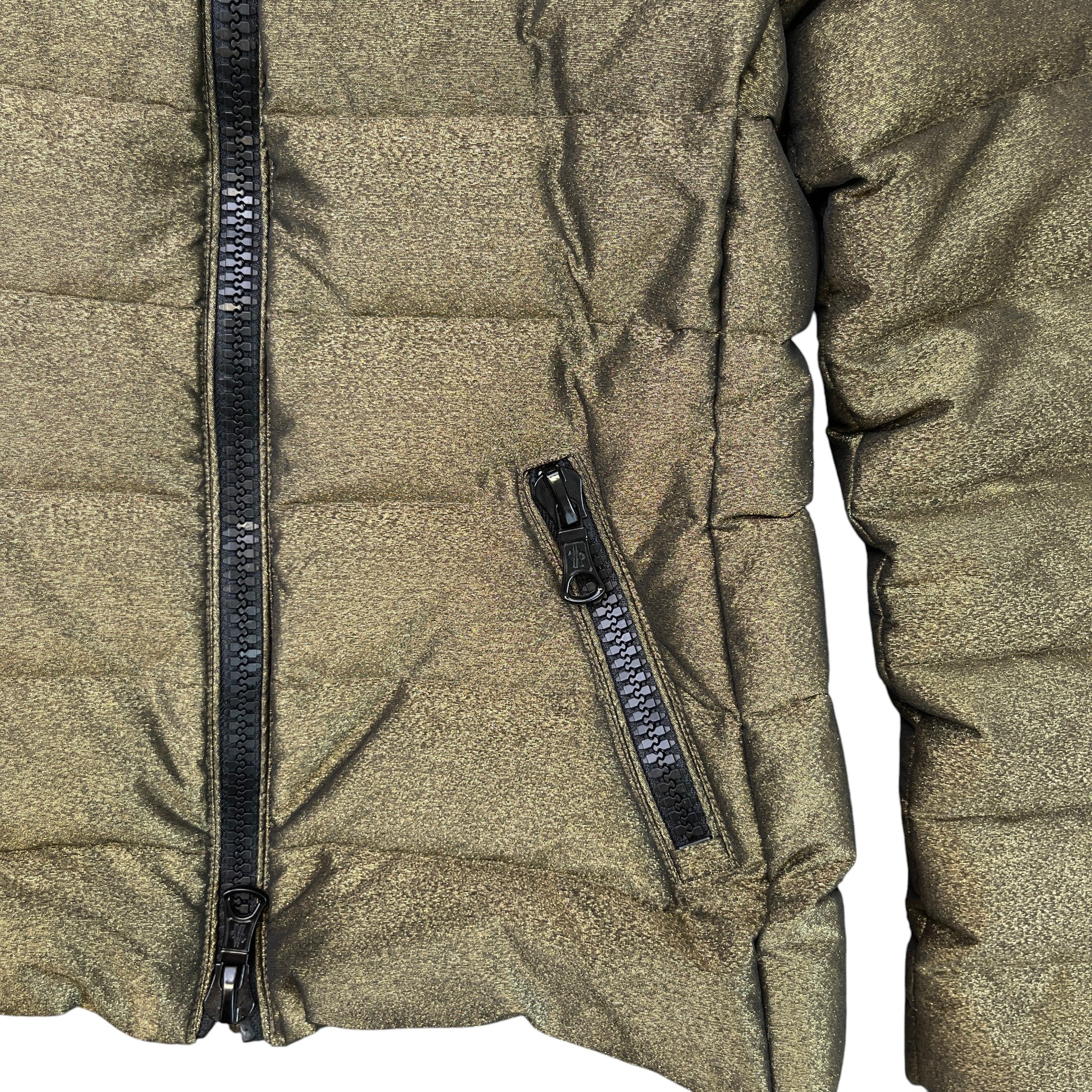 Women's Zorille Down Jacket Gold Size 2 / UK 12