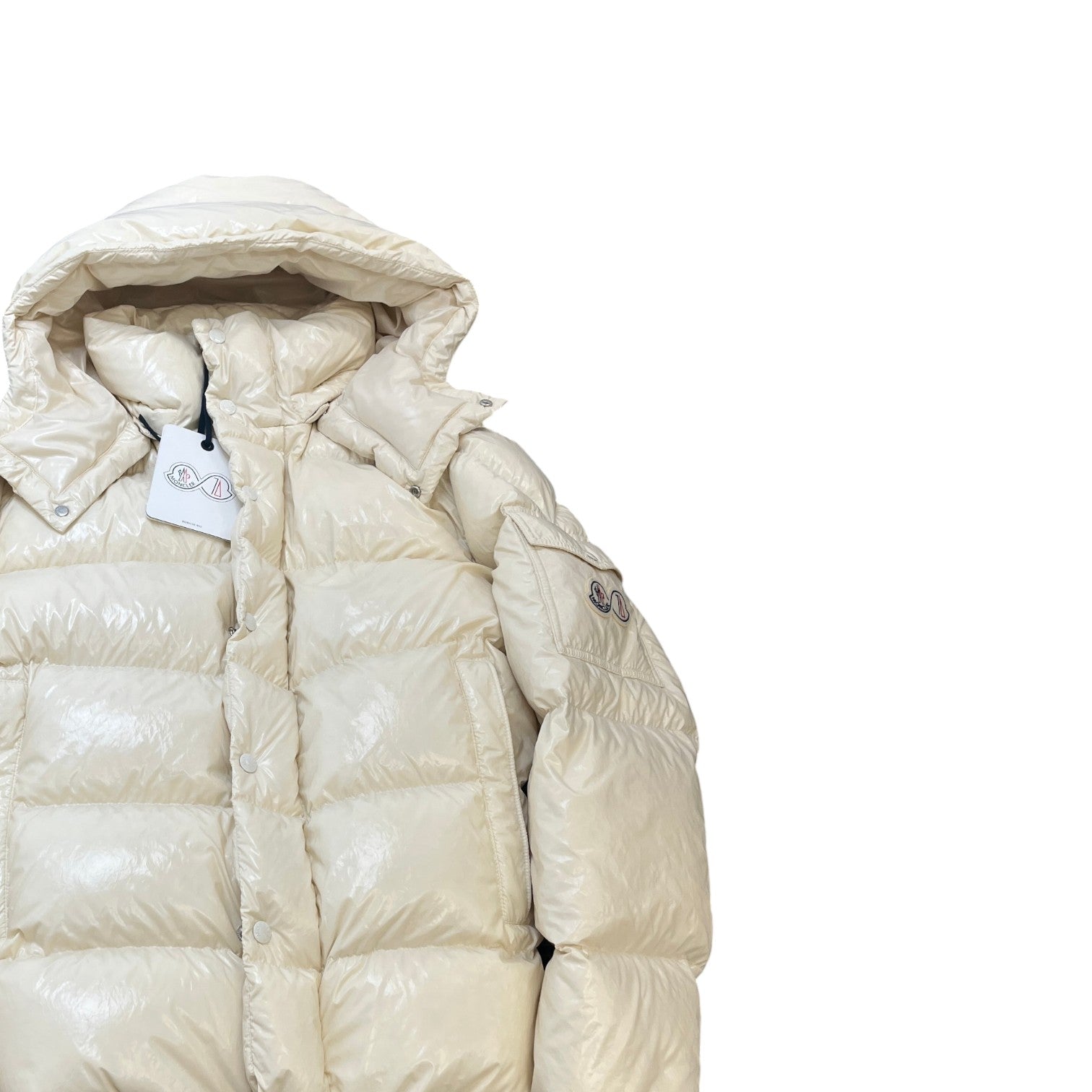 Men's Maya Down Jacket Cream Size 3 / L