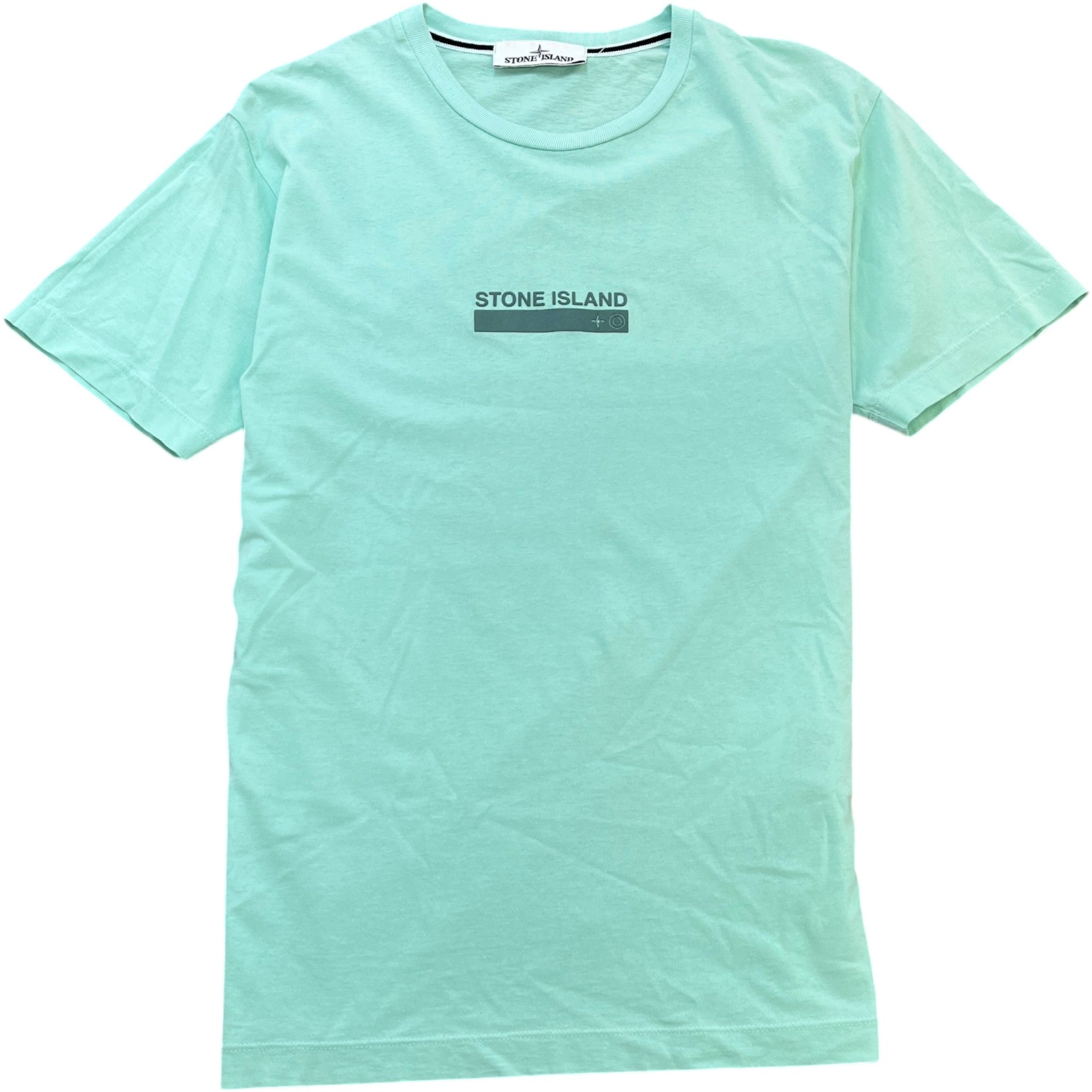 Men's Three Print T-Shirt Green Size M