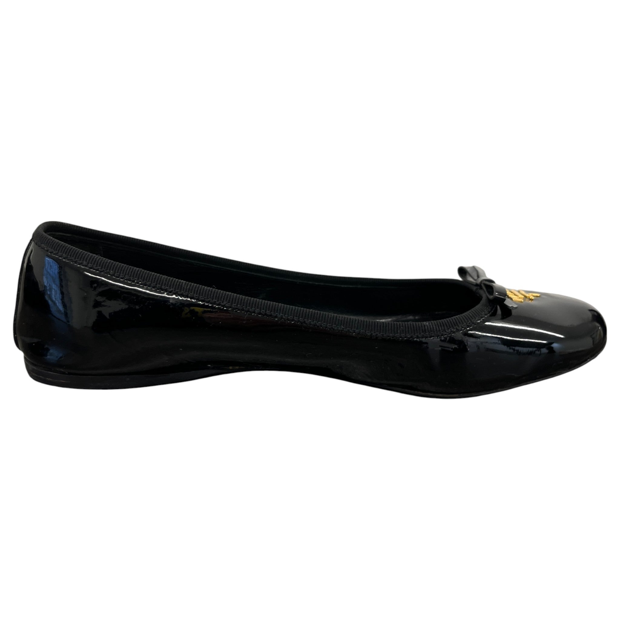 Women's Logo Ballet Flats Mules Black Size EU 40 / UK 7