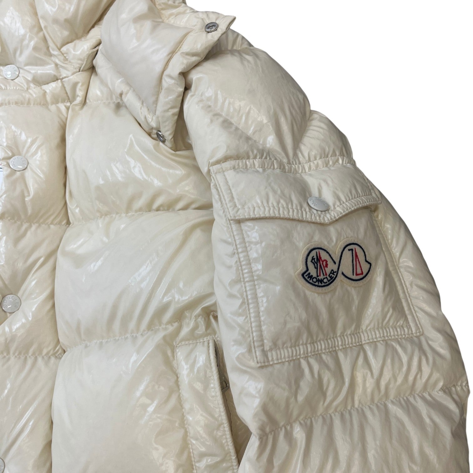 Men's Maya Down Jacket Cream Size 3 / L