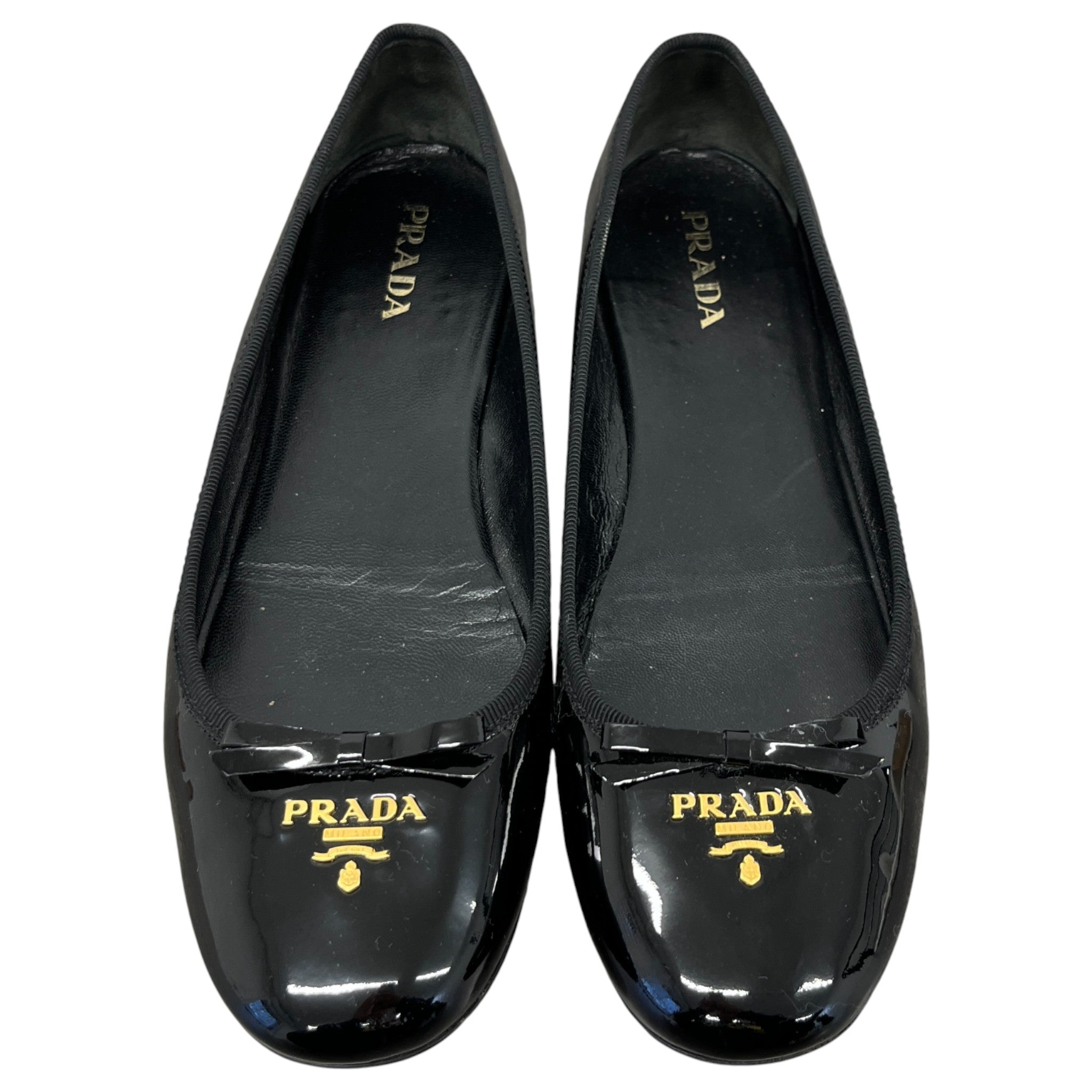 Women's Logo Ballet Flats Mules Black Size EU 40 / UK 7