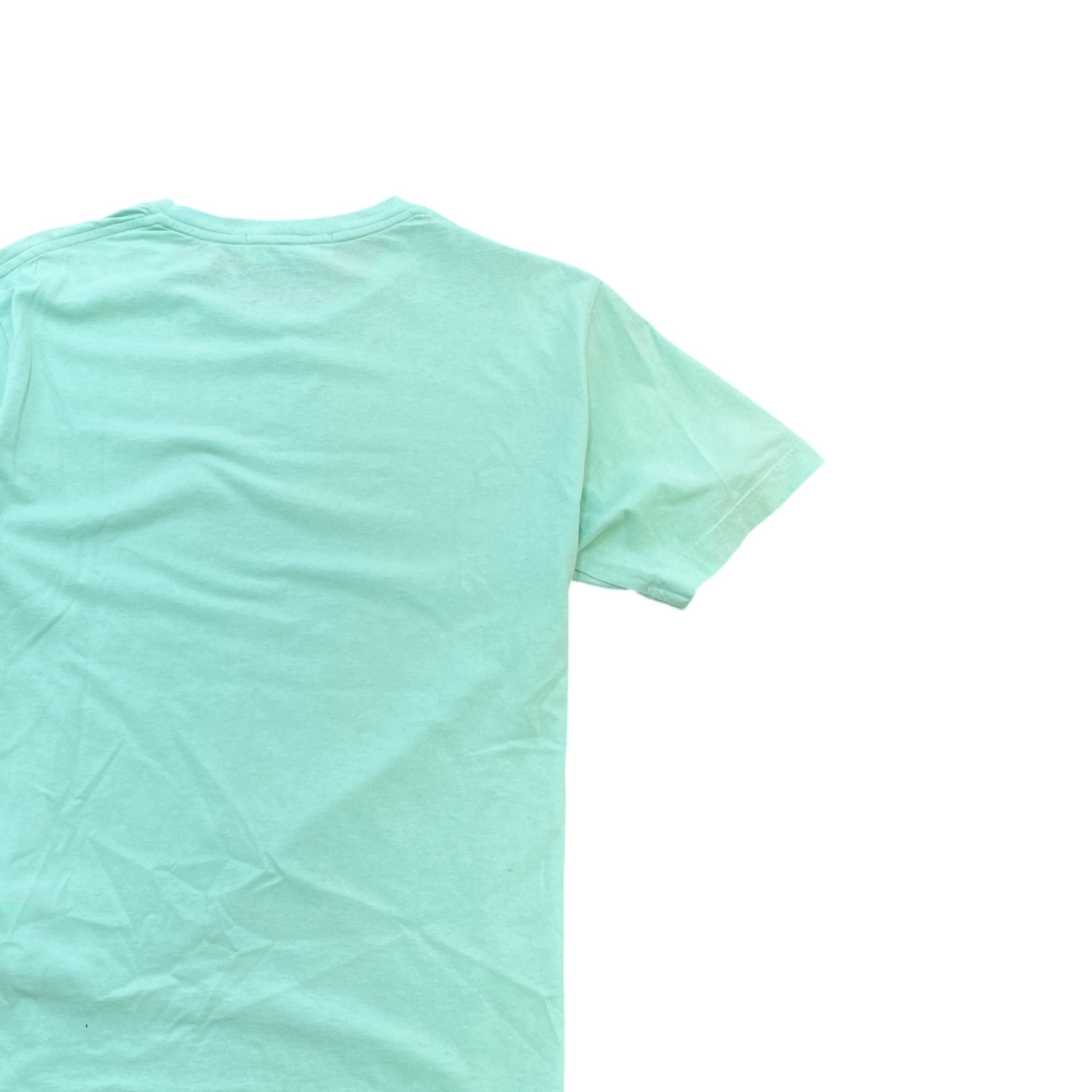Men's Three Print T-Shirt Green Size M