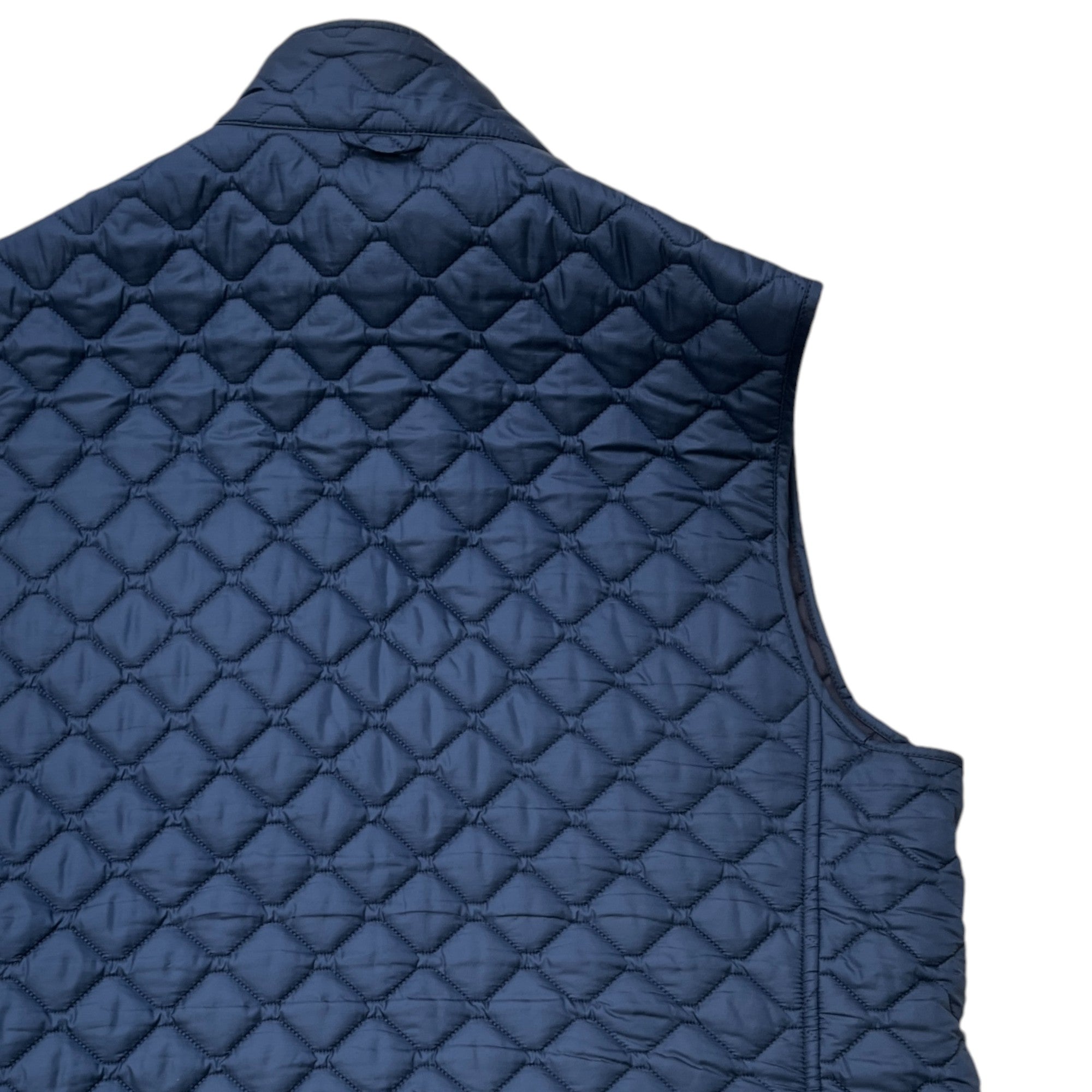 Men's Quilted Gilet Navy Size IT 54 / XXL