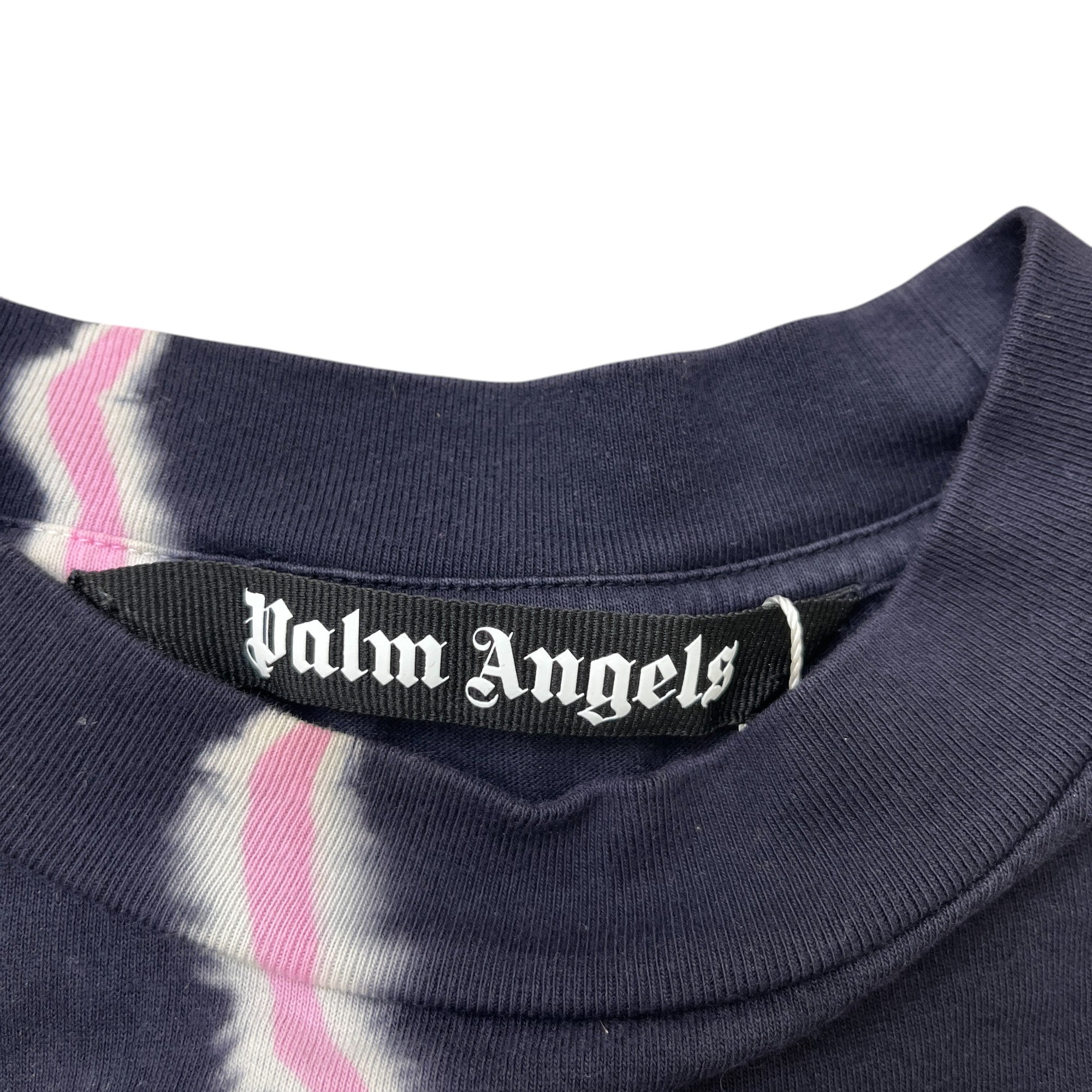 Men's Butterfly Tie-Dye T-Shirt Navy Size S