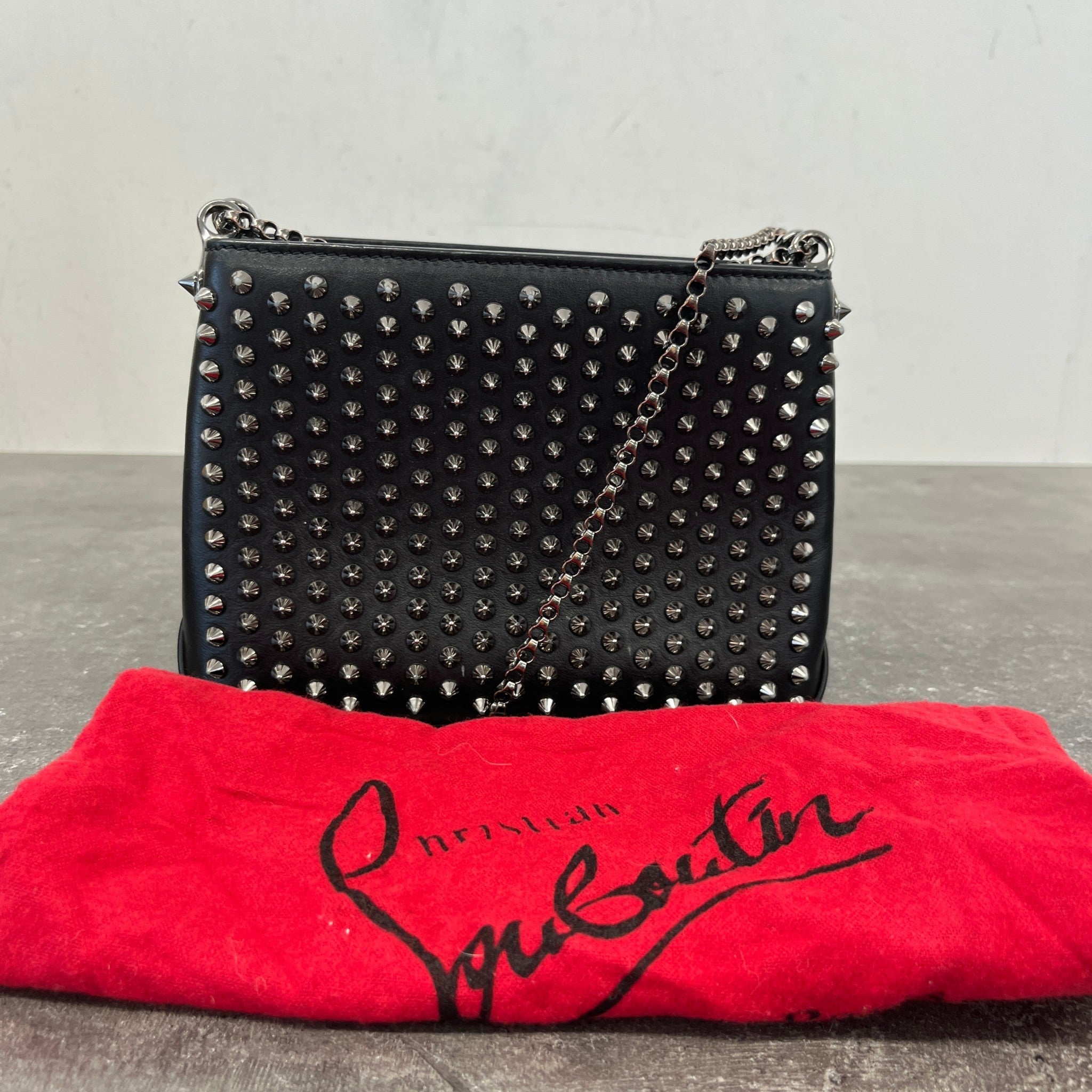 Women's Triloubi Studded Bag Black