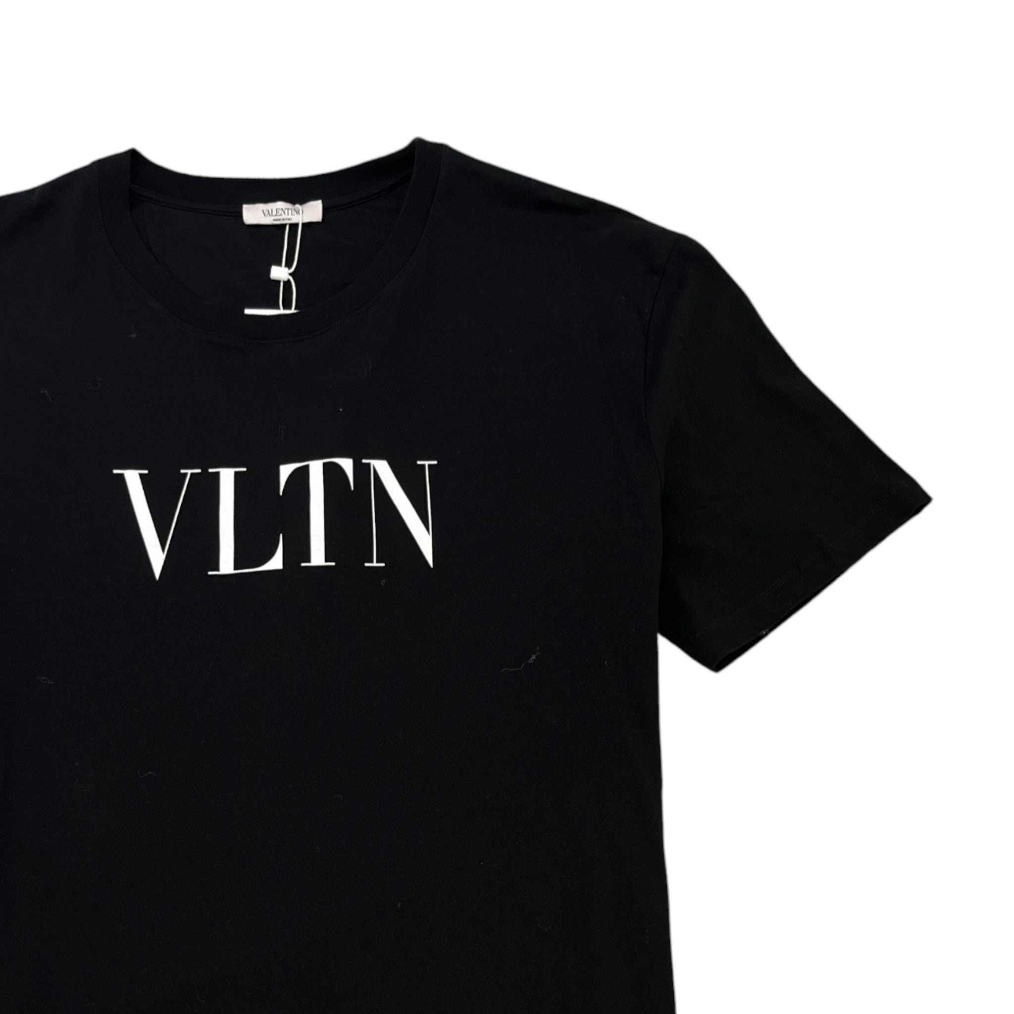 Men's Logo Print T-Shirt Black Size XXL