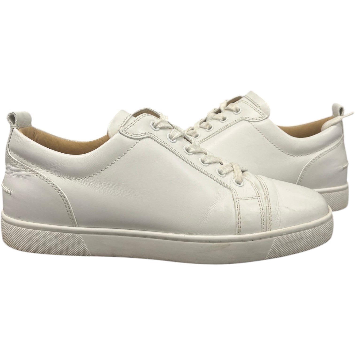 Men's Junior Low Trainers White Size EU 41 / UK 7