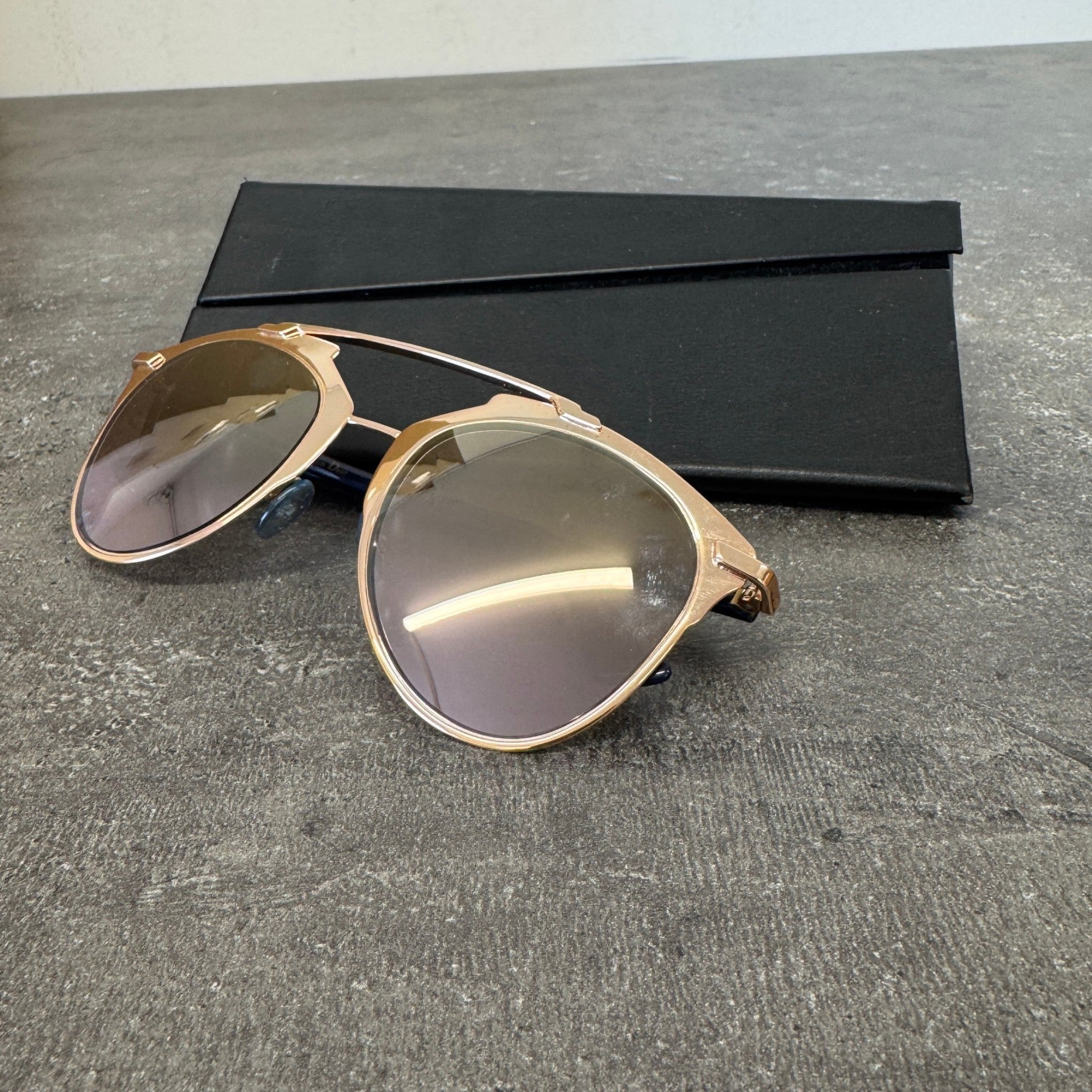 Women's So Real Reflective Sunglasses Rose Gold