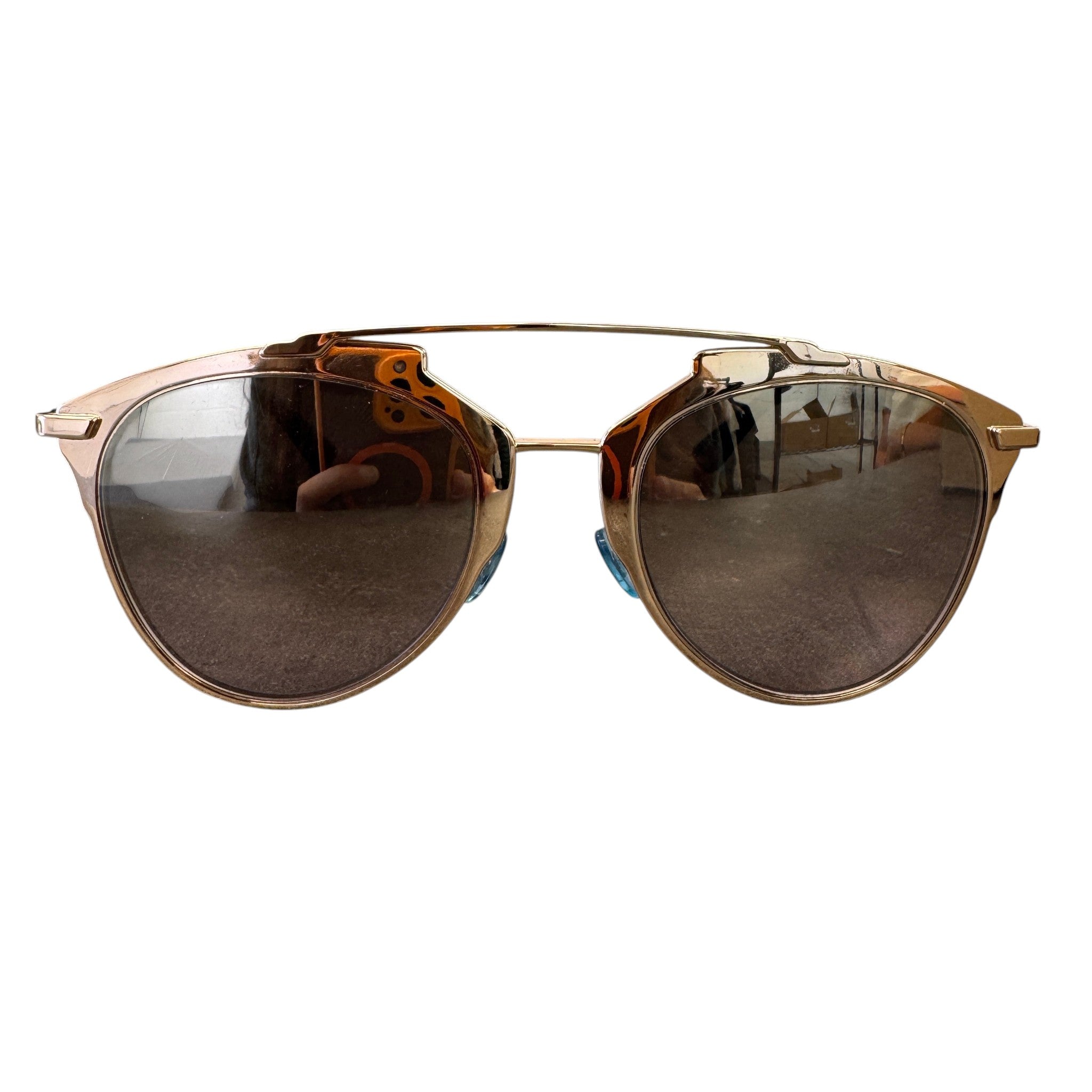 Women's So Real Reflective Sunglasses Rose Gold