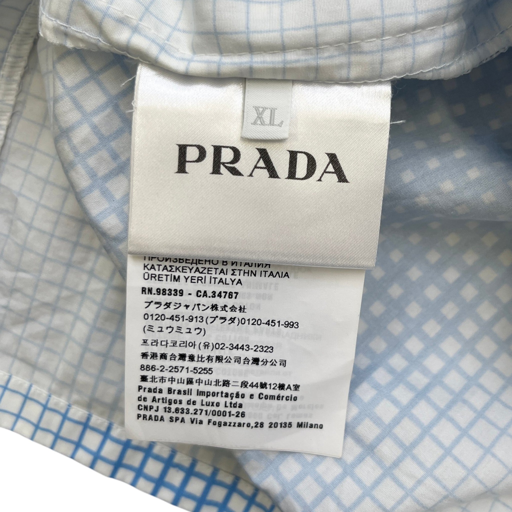 Men's Pixel Triangle Logo Short Sleeve Shirt Blue Size XL