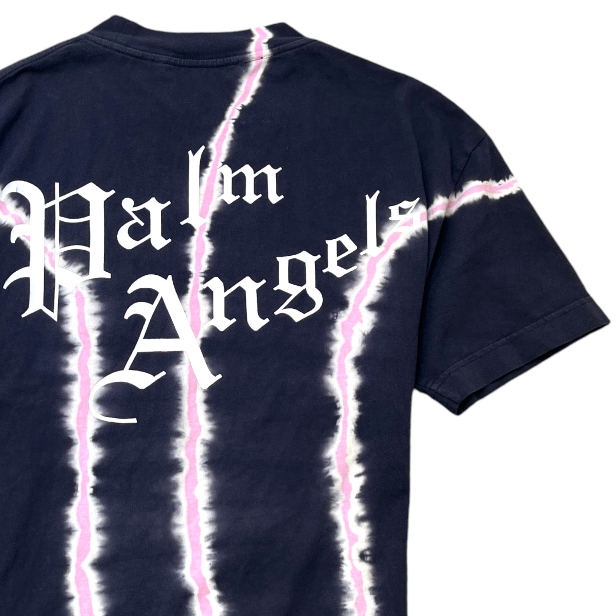 Men's Butterfly Tie-Dye T-Shirt Navy Size S