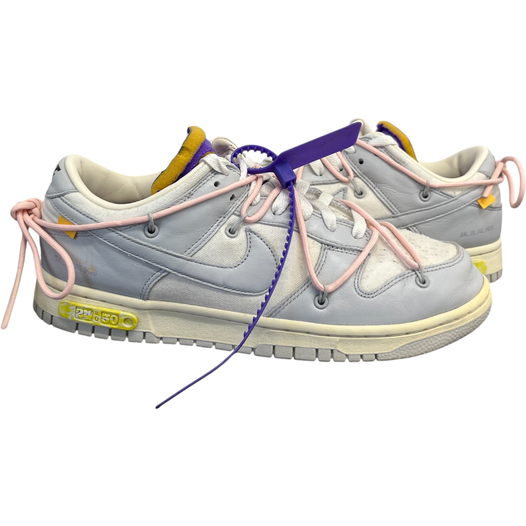 Men's X Nike Dunk Lot 24 Of 50 Low Trainers Grey Size EU 42 / UK 8