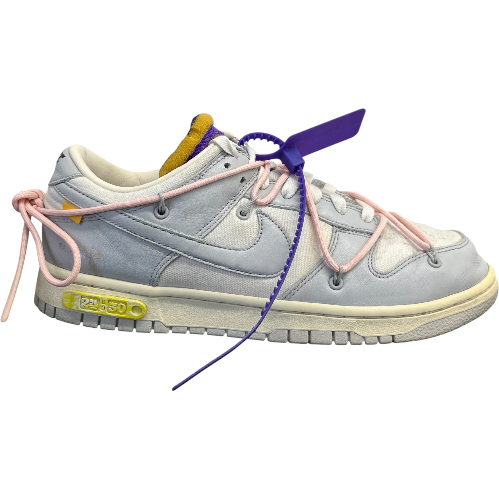 Men's X Nike Dunk Lot 24 Of 50 Low Trainers Grey Size EU 42 / UK 8