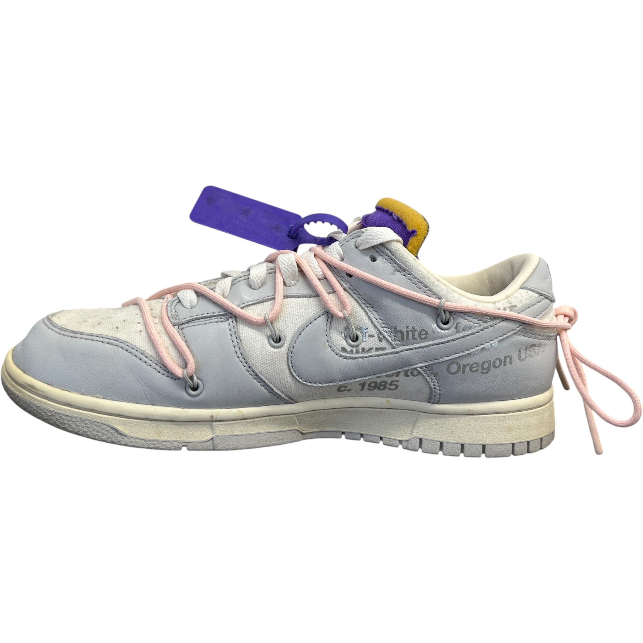 Men's X Nike Dunk Lot 24 Of 50 Low Trainers Grey Size EU 42 / UK 8