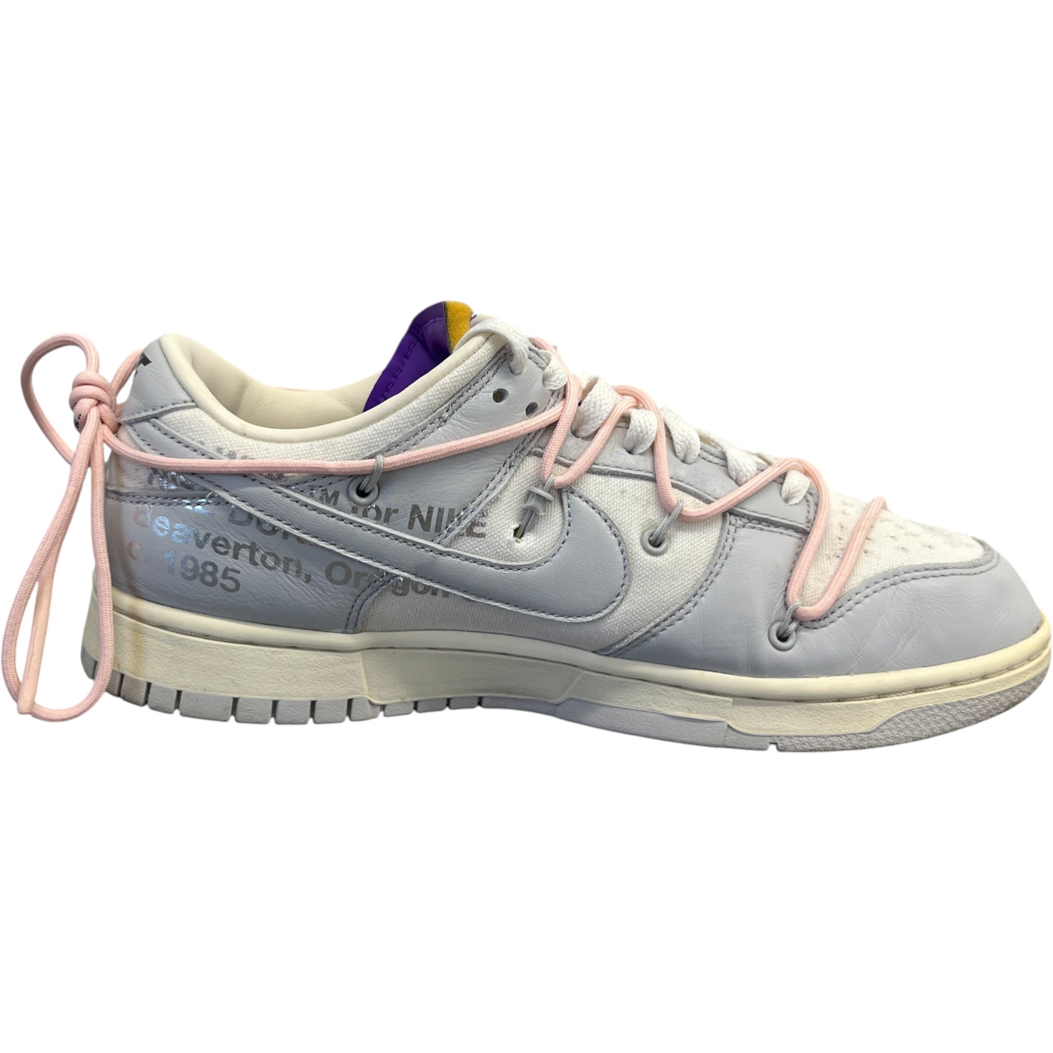 Men's X Nike Dunk Lot 24 Of 50 Low Trainers Grey Size EU 42 / UK 8