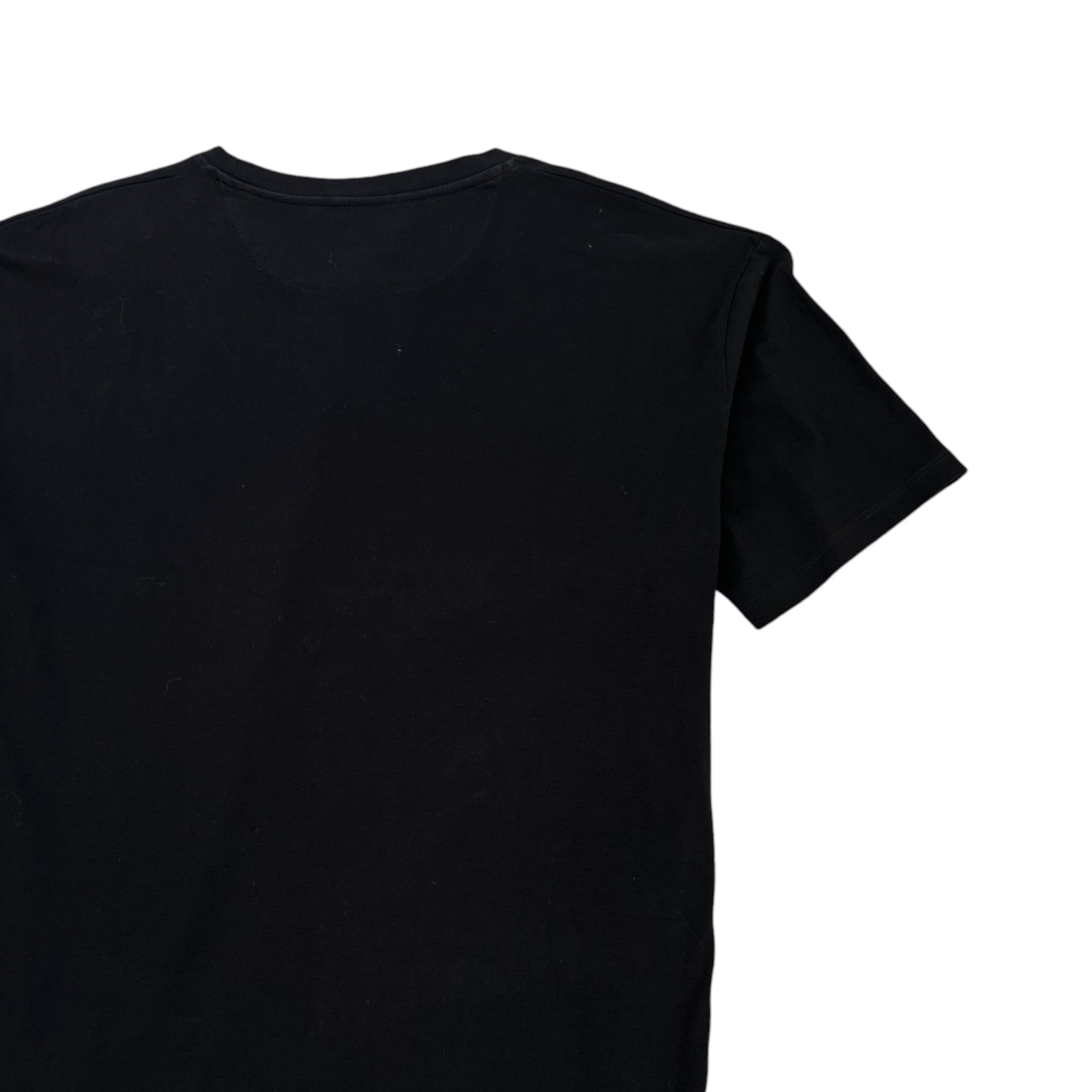Men's Logo Print T-Shirt Black Size XXL
