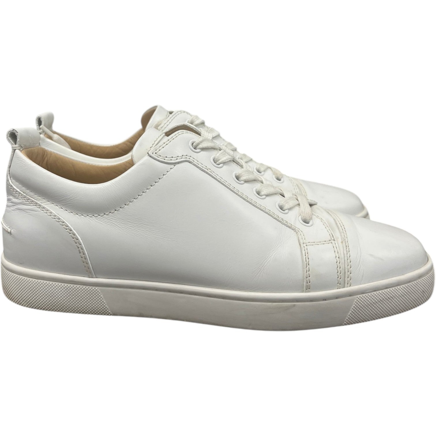 Men's Junior Low Trainers White Size EU 41 / UK 7