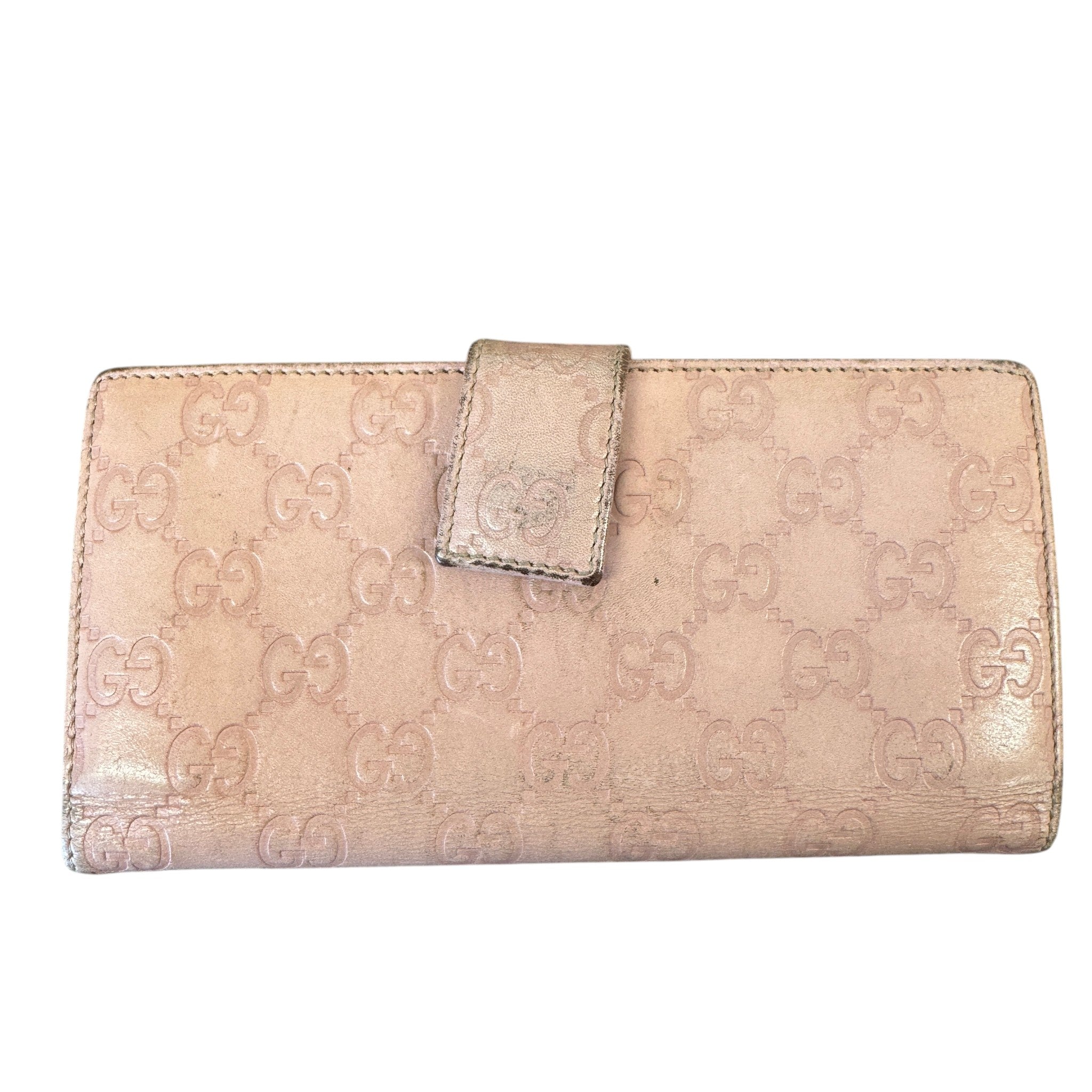 Women's Gg Guccissima Wallet Pink