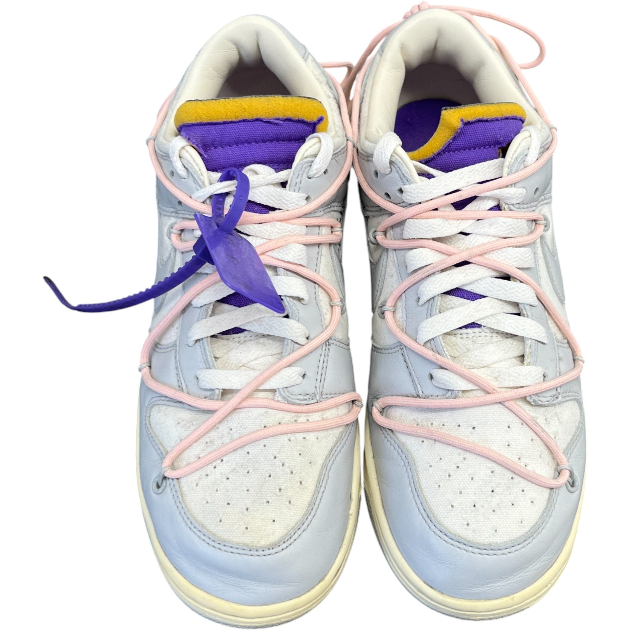 Men's X Nike Dunk Lot 24 Of 50 Low Trainers Grey Size EU 42 / UK 8