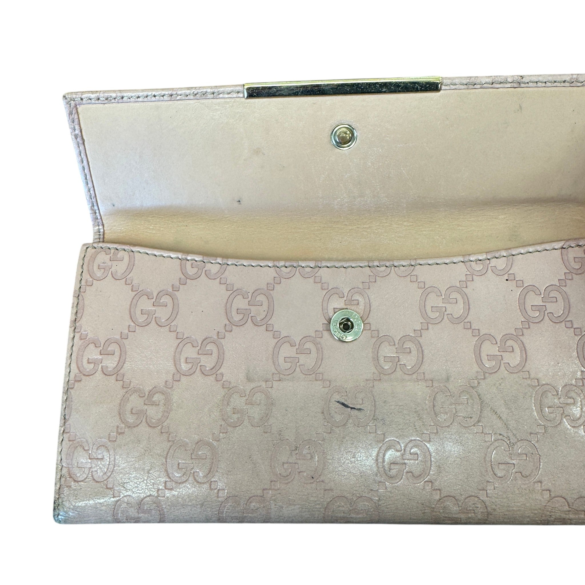 Women's Gg Guccissima Wallet Pink