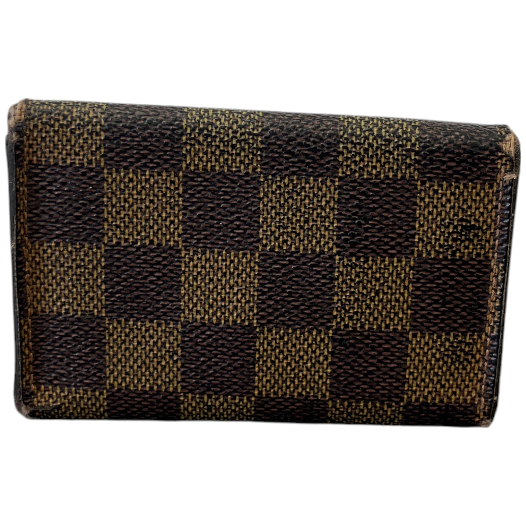 Men's Damier Ebene Key Holder Wallet Brown