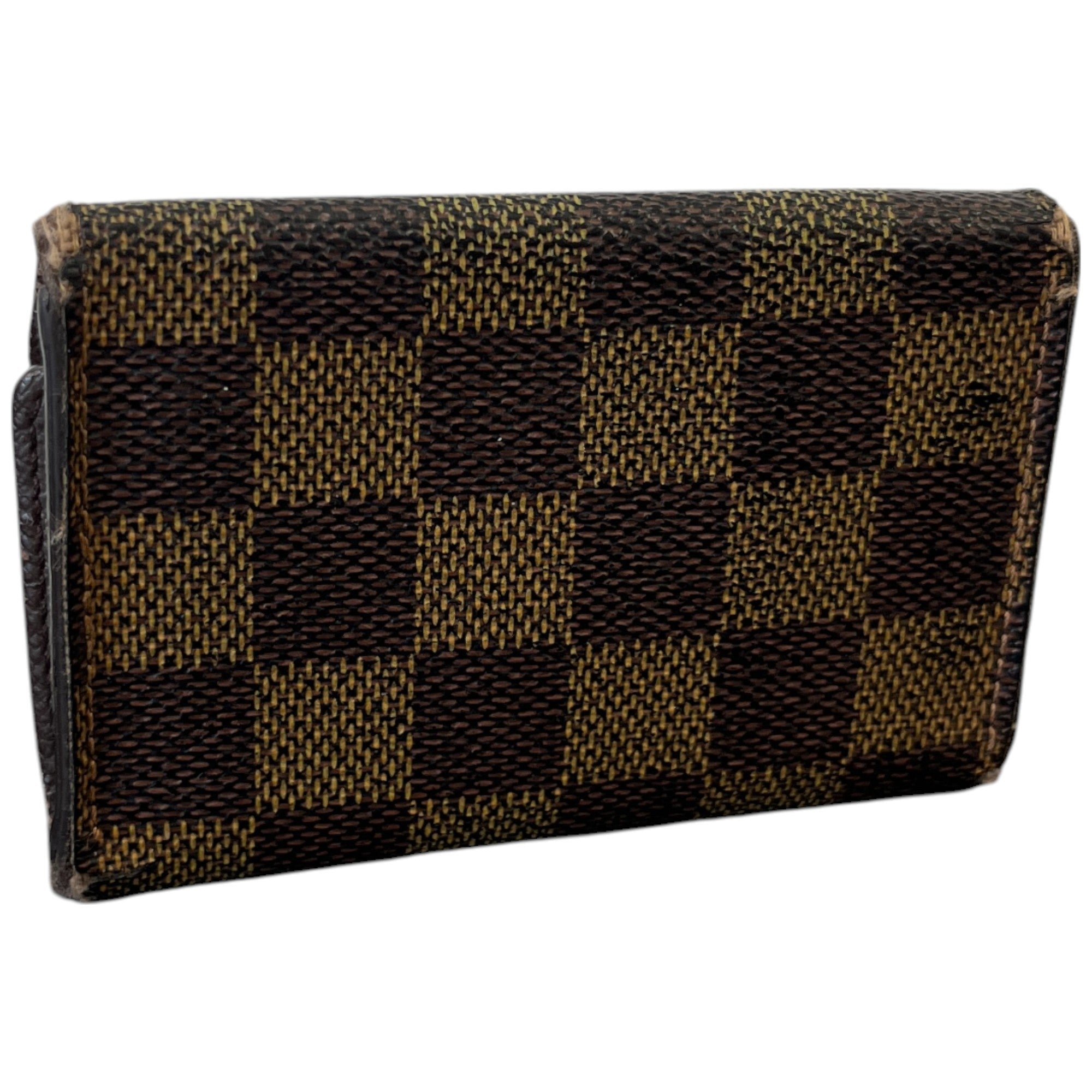 Men's Damier Ebene Key Holder Wallet Brown