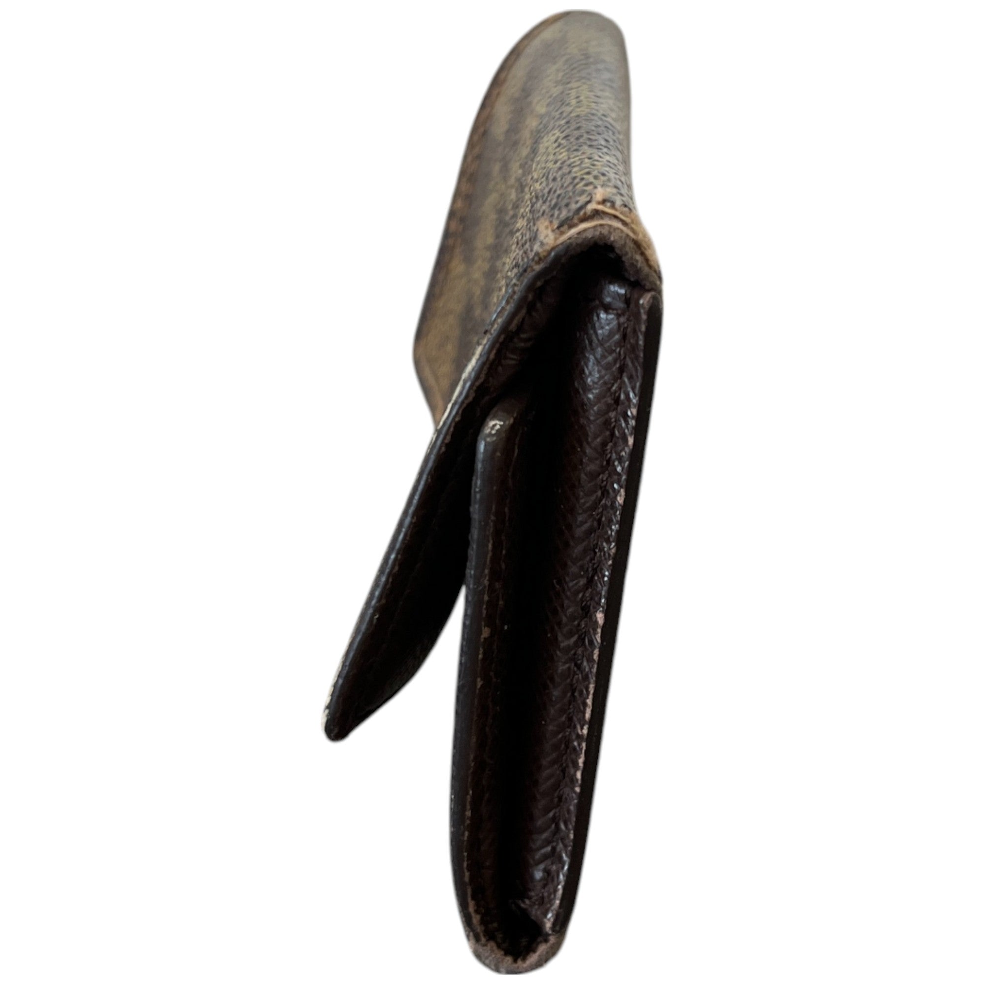 Men's Damier Ebene Key Holder Wallet Brown