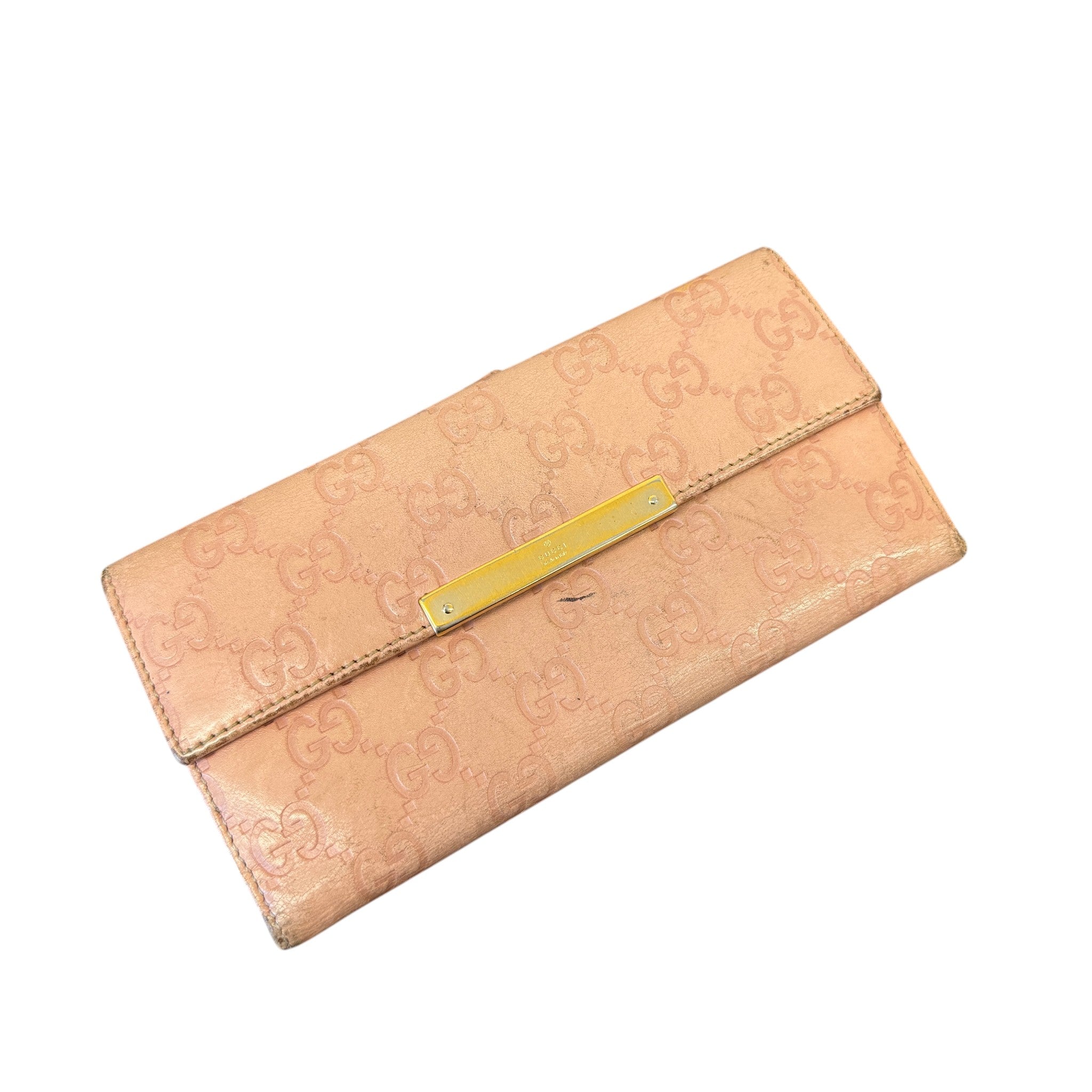 Women's Gg Guccissima Wallet Pink