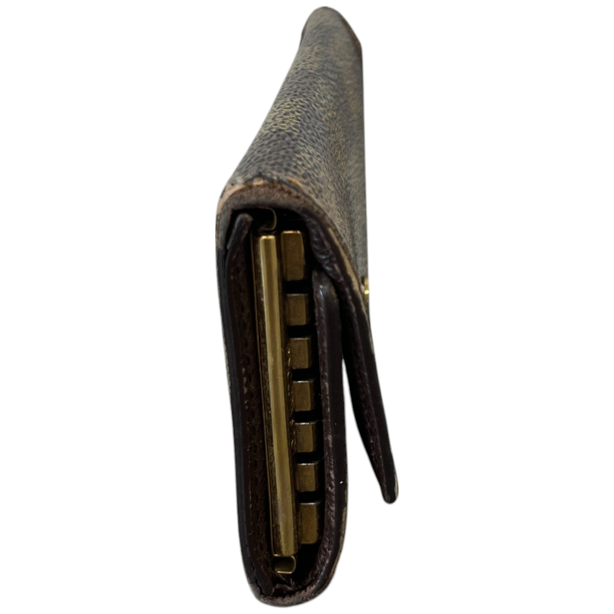 Men's Damier Ebene Key Holder Wallet Brown