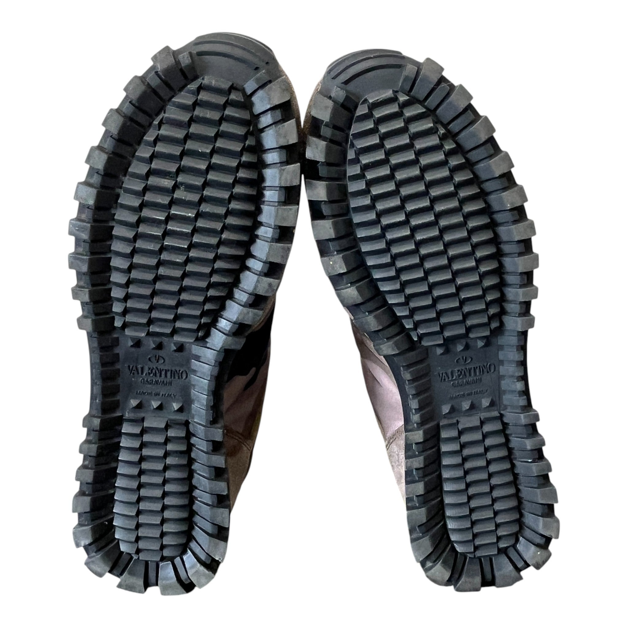 Men's Rockstud Low Trainers Khaki Size EU 41 / UK 7