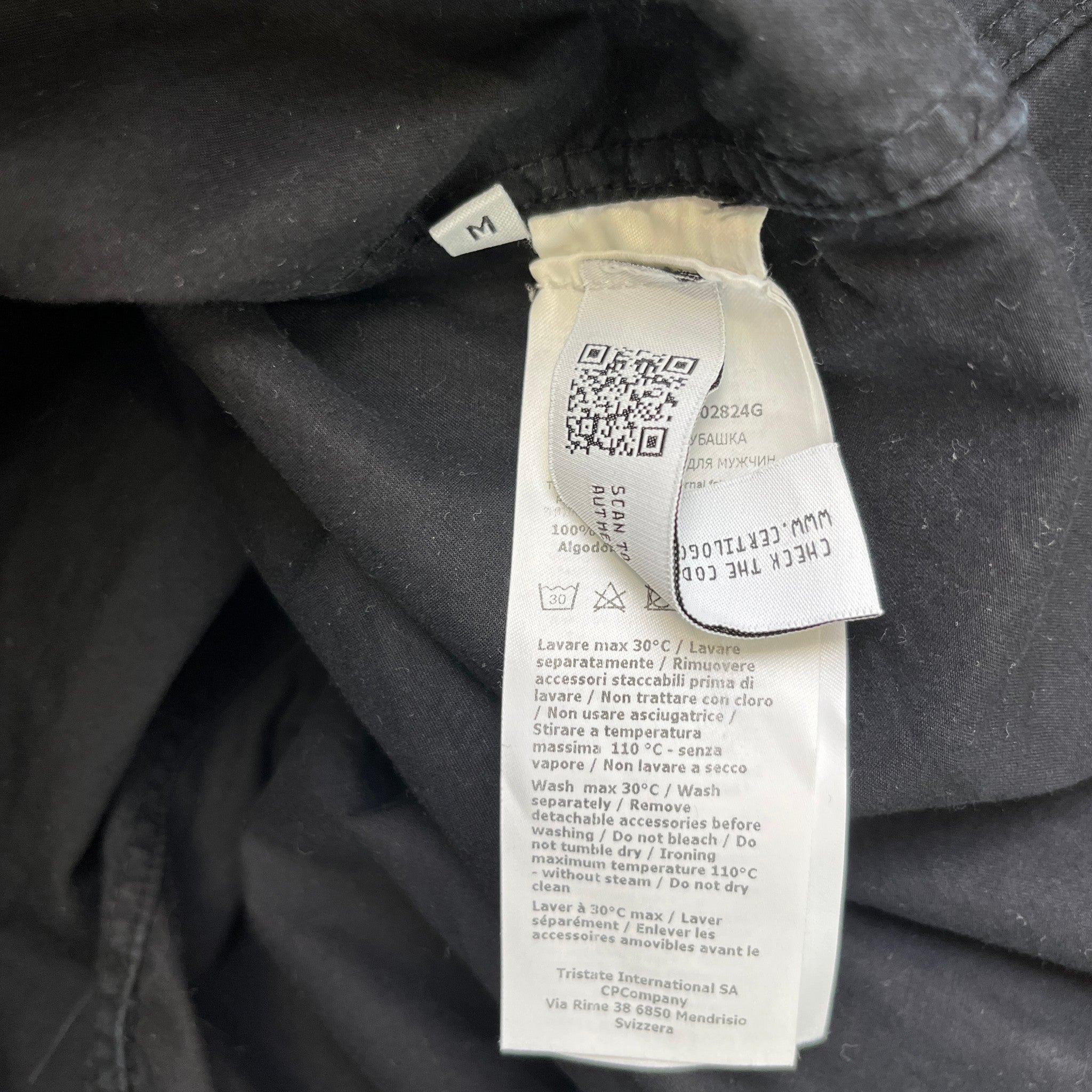 Men's Lens OverShirt Black Size M